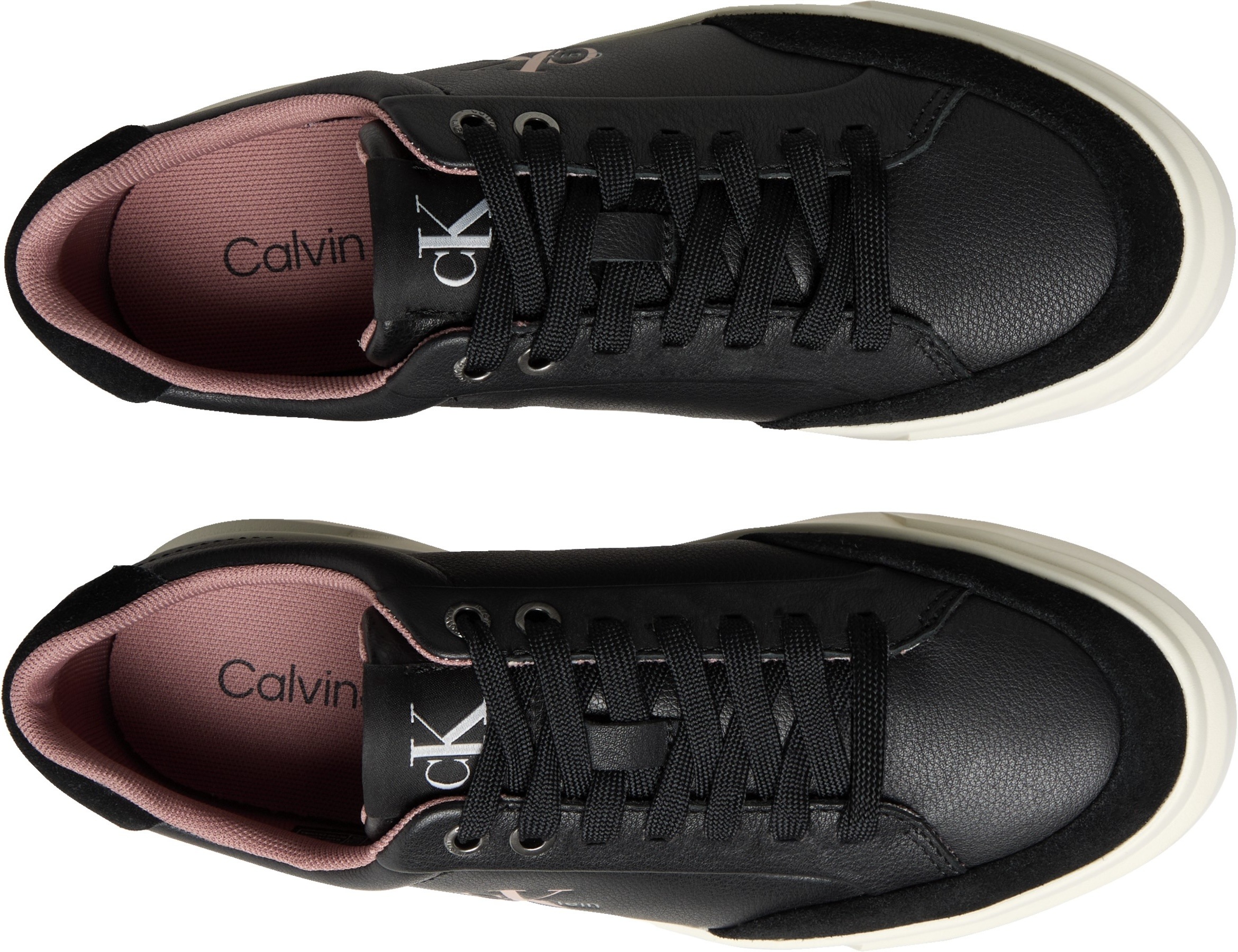 Calvin Klein Jeans Sneaker »BASKET CUPSOLE LACEUP LTH MIX«  Basket-Sneaker, Halbschuh, Schnürschuh mit Plateausohle