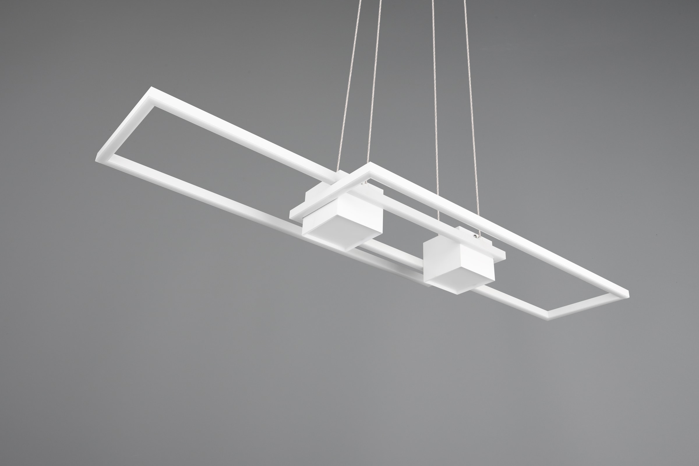 TRIO Leuchten LED Pendelleuchte »ALBANY, LED Hängelampe Wohnzimmer mit Fernbedienung, dimmbar, CCT« LED-Board 1 Stk. warmweiß - kaltweiß Lichtfarbe einstellbar, Memoryfunktion, Nachtlicht, up-and-down Licht