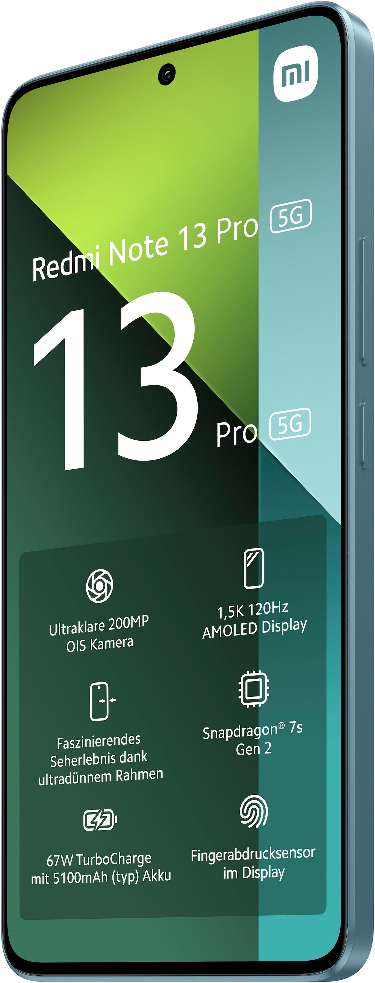 Xiaomi Smartphone »Redmi Note 13 Pro 5G 8+256GB«, Ocean Teal