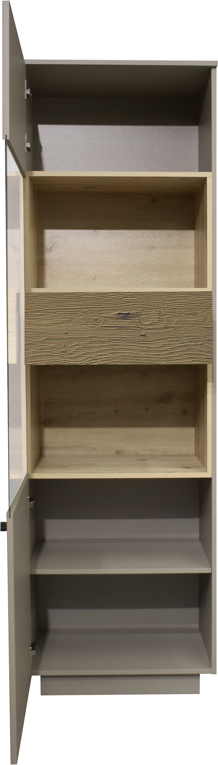 Mäusbacher Standvitrine Standvitrine, BHT  60/196/45 cm, inkl. Griffbeleuchtung, Türdämpfung