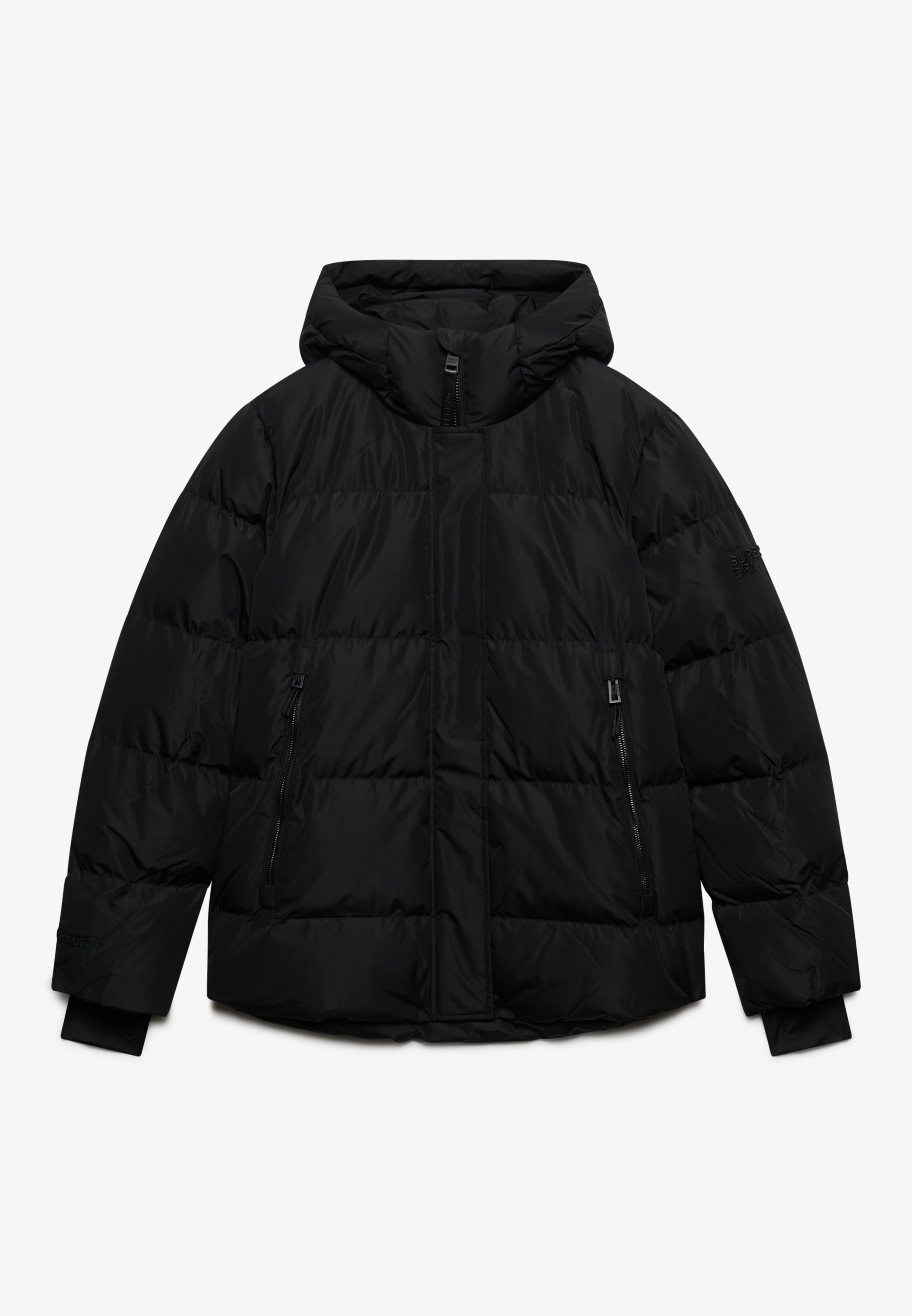 Superdry Steppjacke »HOODED 5 BAFFLE SPORTS PUFFER« mit Kapuze Kunstfaser, relaxed fit