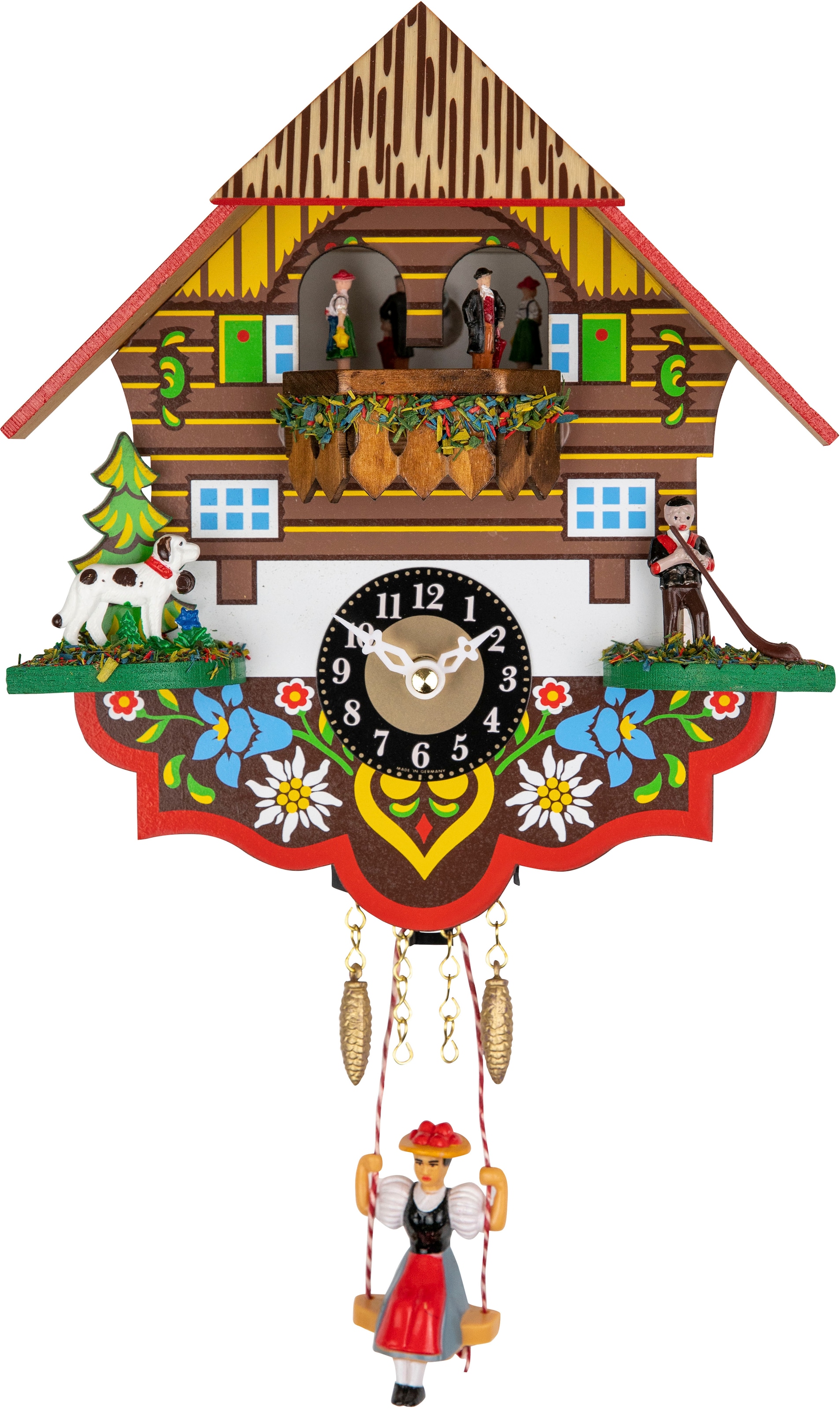 Christoffel, Pendelwanduhr »Pendeluhr «, bunt, bunt