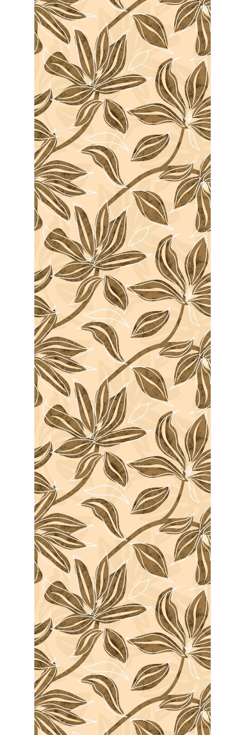queence 3D-Tapete »Blumenranke, selbstklebendes Wandpaneel« Motiv | bedruckt | mehrfarbig texturiert 60 x 250 cm Fototapete, Mustertapete, Anbringung ohne Kleister