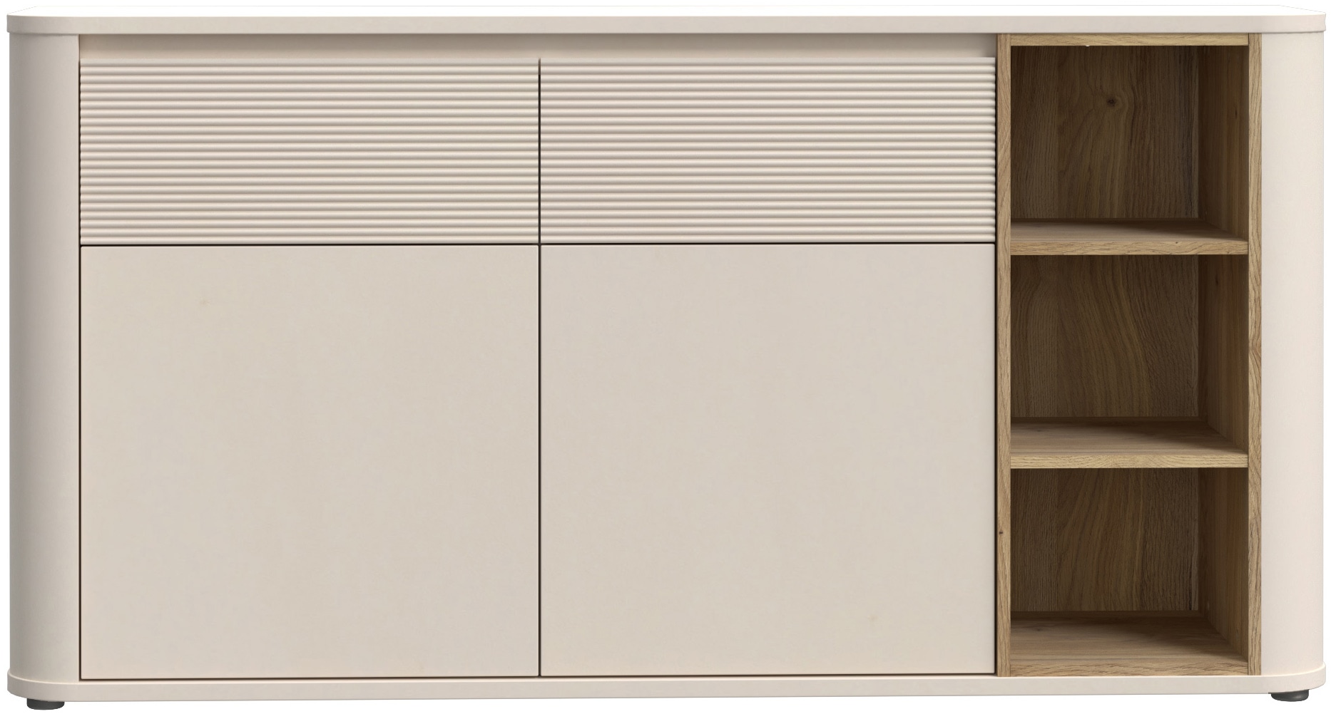 FORTE Sideboard B/H/T 160/83,1/41,3 cm , Stauraum, MDF Front