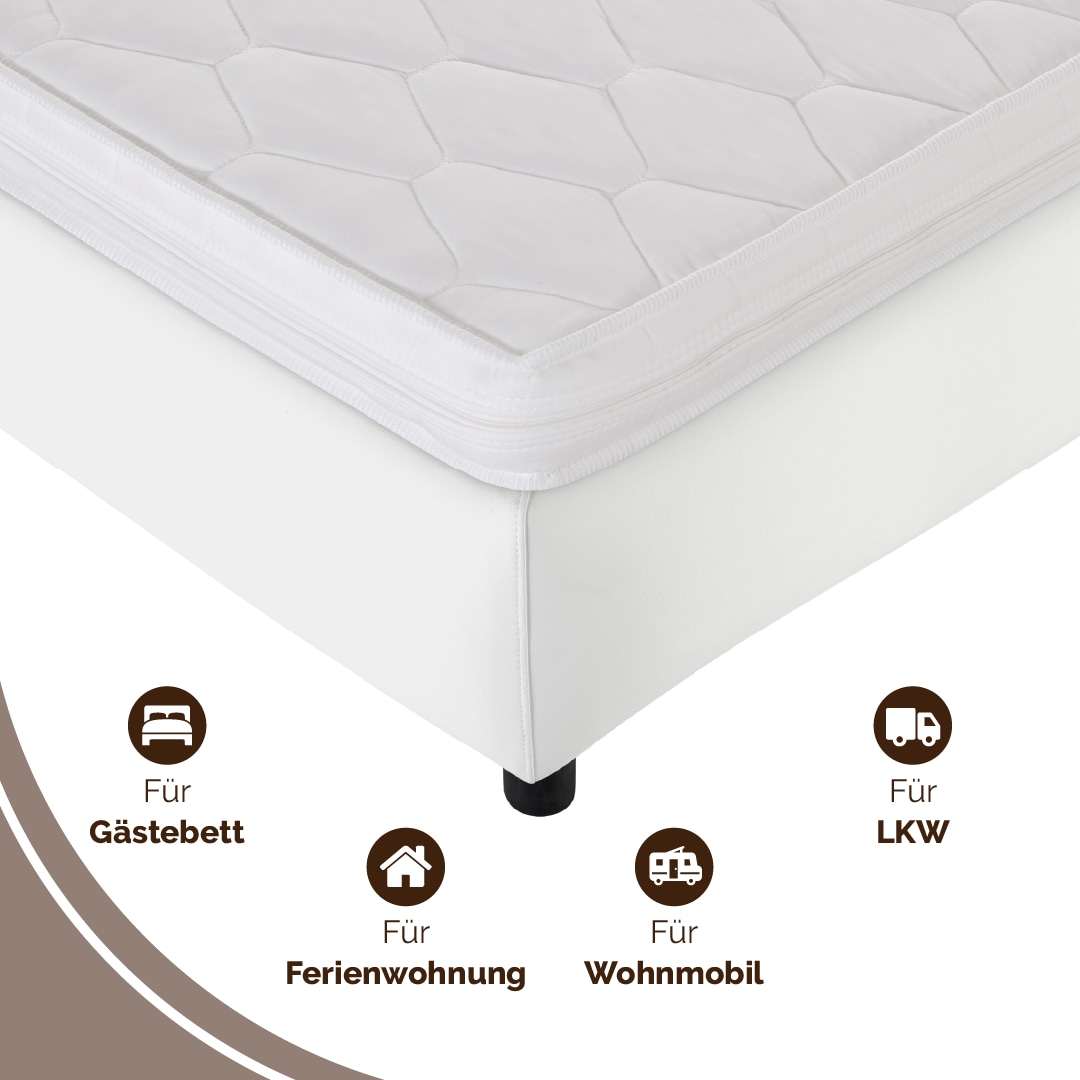 DI QUATTRO Komfortschaummatratze »Matratze Caravan« 10 cm hoch Raumgewicht: 28 kg/m³ 1 Stk. tlg. Matratze in verschiedenen Größen erhältlich, atmungsaktive Matratze