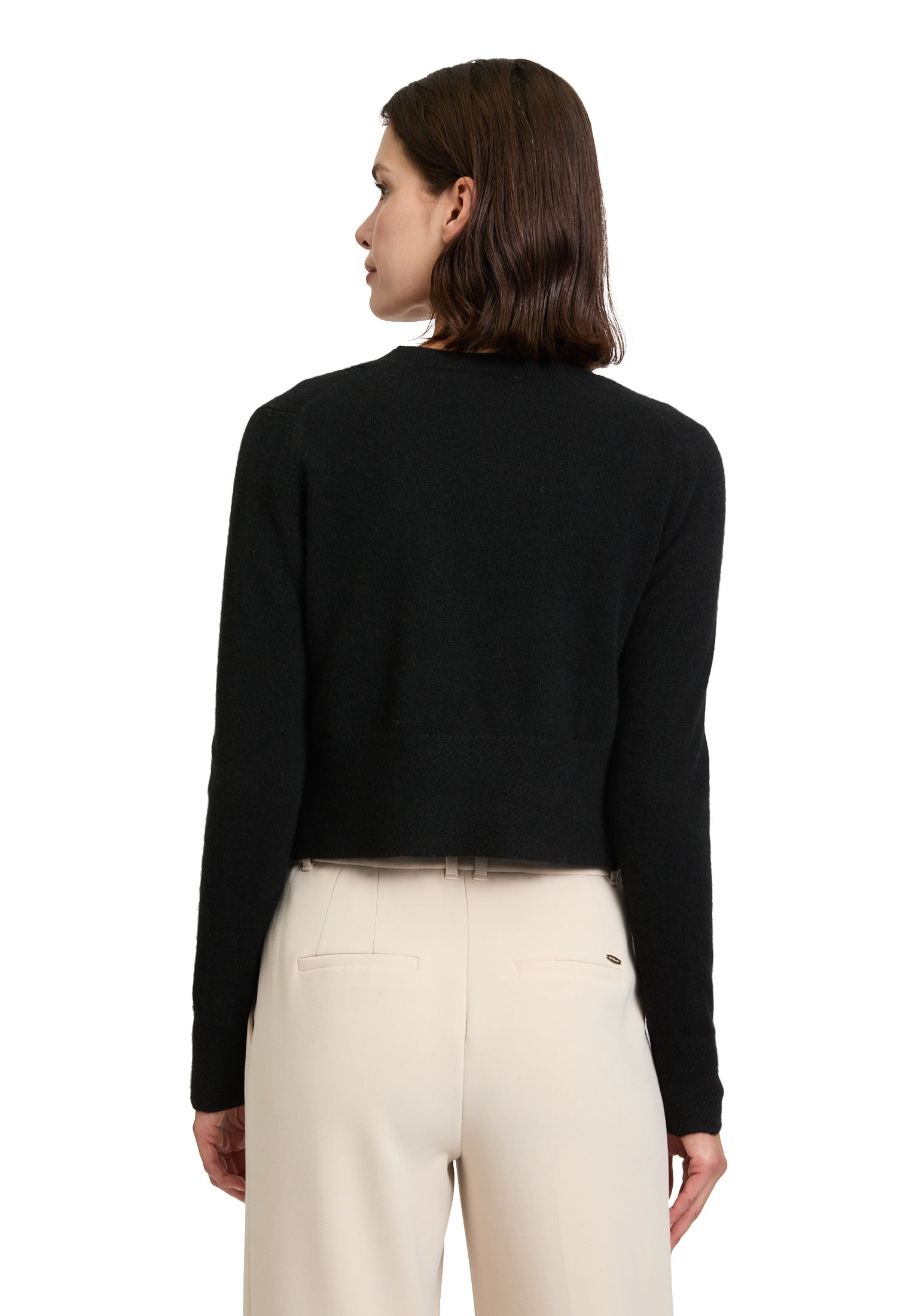 Betty Barclay Strickjacke »Kaschmir-Strickjacke mit Rippbündchen«