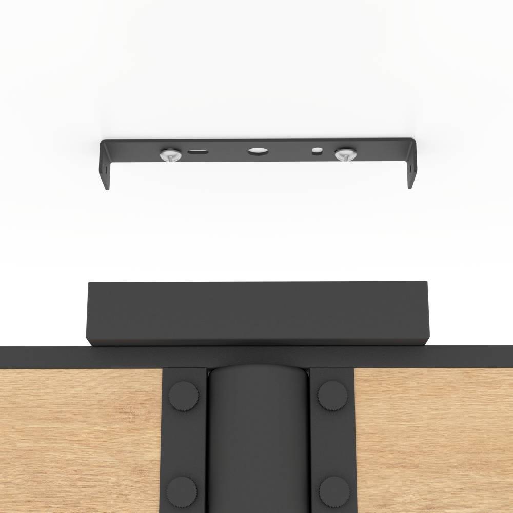 EGLO Deckenleuchte »BAILRIGG Deckenlampe, Stahl und Holz, E27, Flurlampe, Wohnzimmerlampe«, 3 flammig, Leuchtmittel E27 | ohne Leuchtmittel, Holz in Natur und Metall in Schwarz, Deckenspot mit E27 Fassung