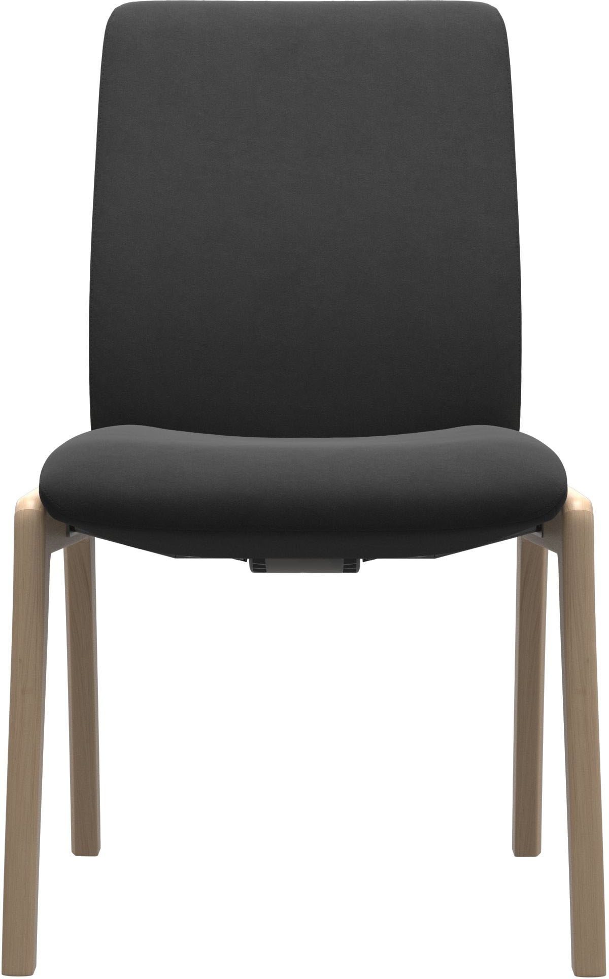 Stressless® Polsterstuhl »Laurel« () Microfaser DINAMICA Low Back, Größe L, mit abgerundeten Beinen in Eiche natur