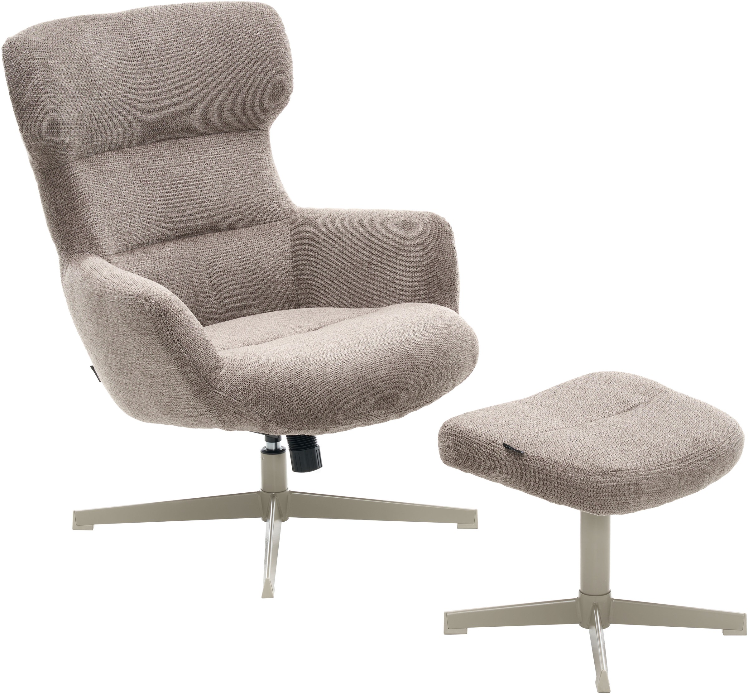 Home affaire Sessel »Clara Relaxsessel, TV-Sessel mit Hocker«, 360° Grad drehbar