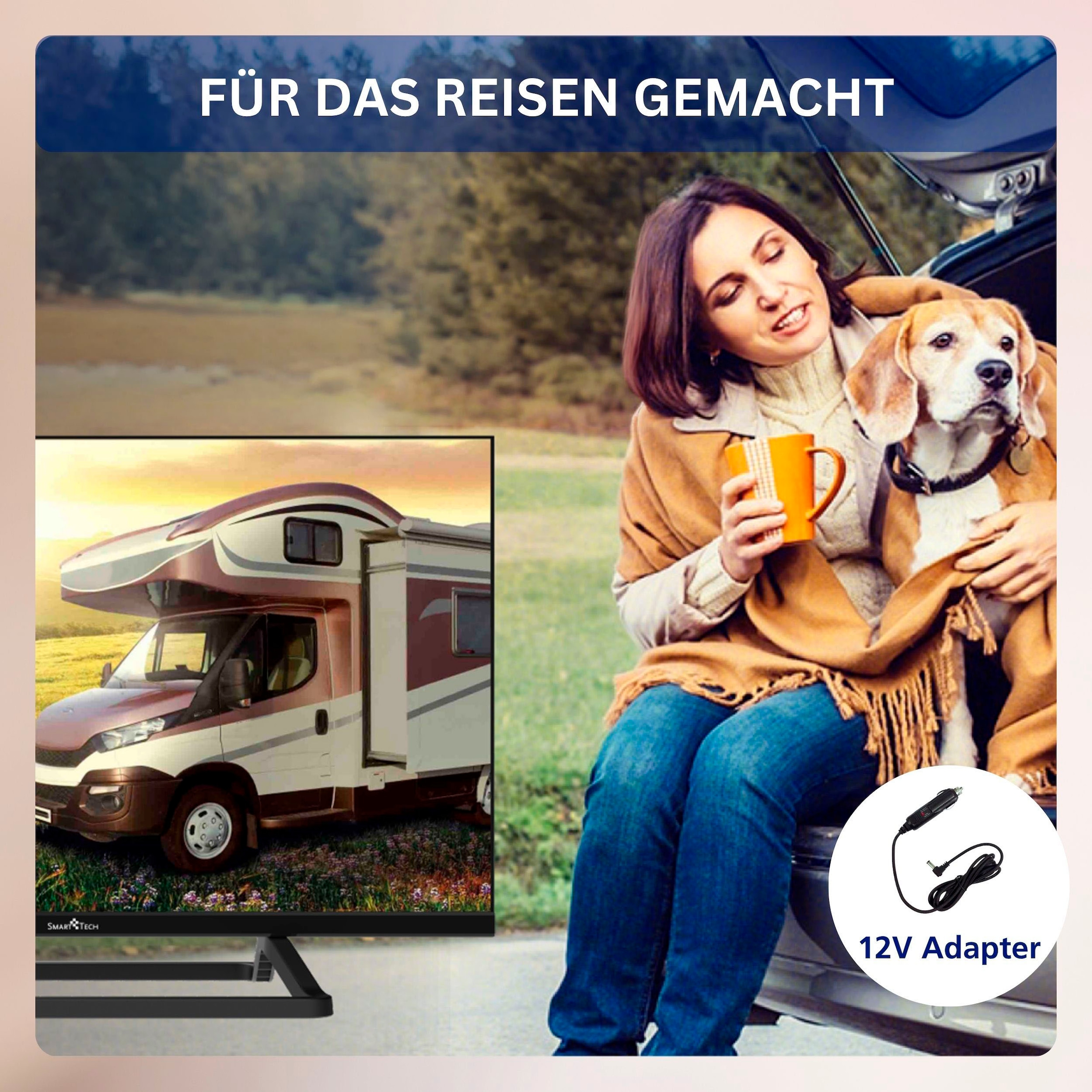 Smart Tech QLED-Fernseher »24QV02VC« 60 cm/24 ″ HD