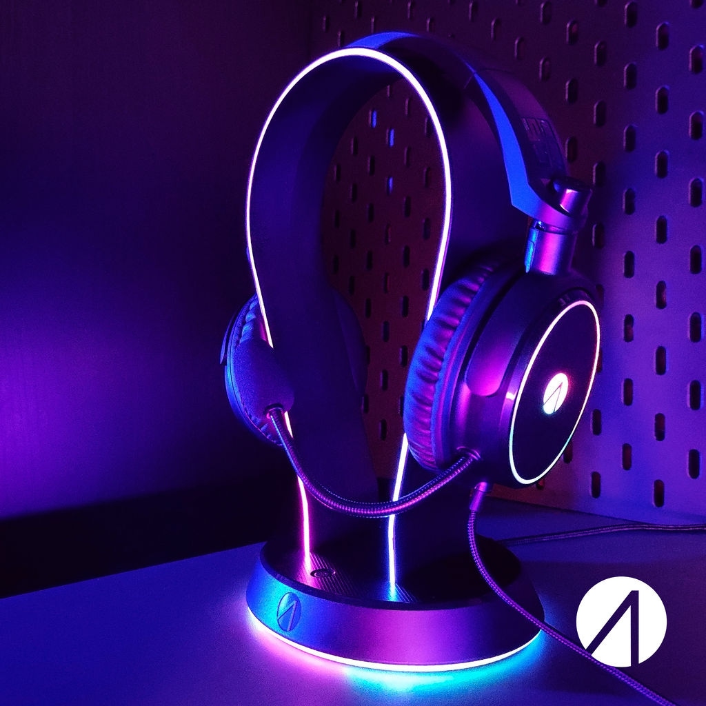 Stealth Gaming-Headset Zubehör »LED Headset Ständer mit Headset C6-100 LED«, 12 RGB Beleuchtungseffekte