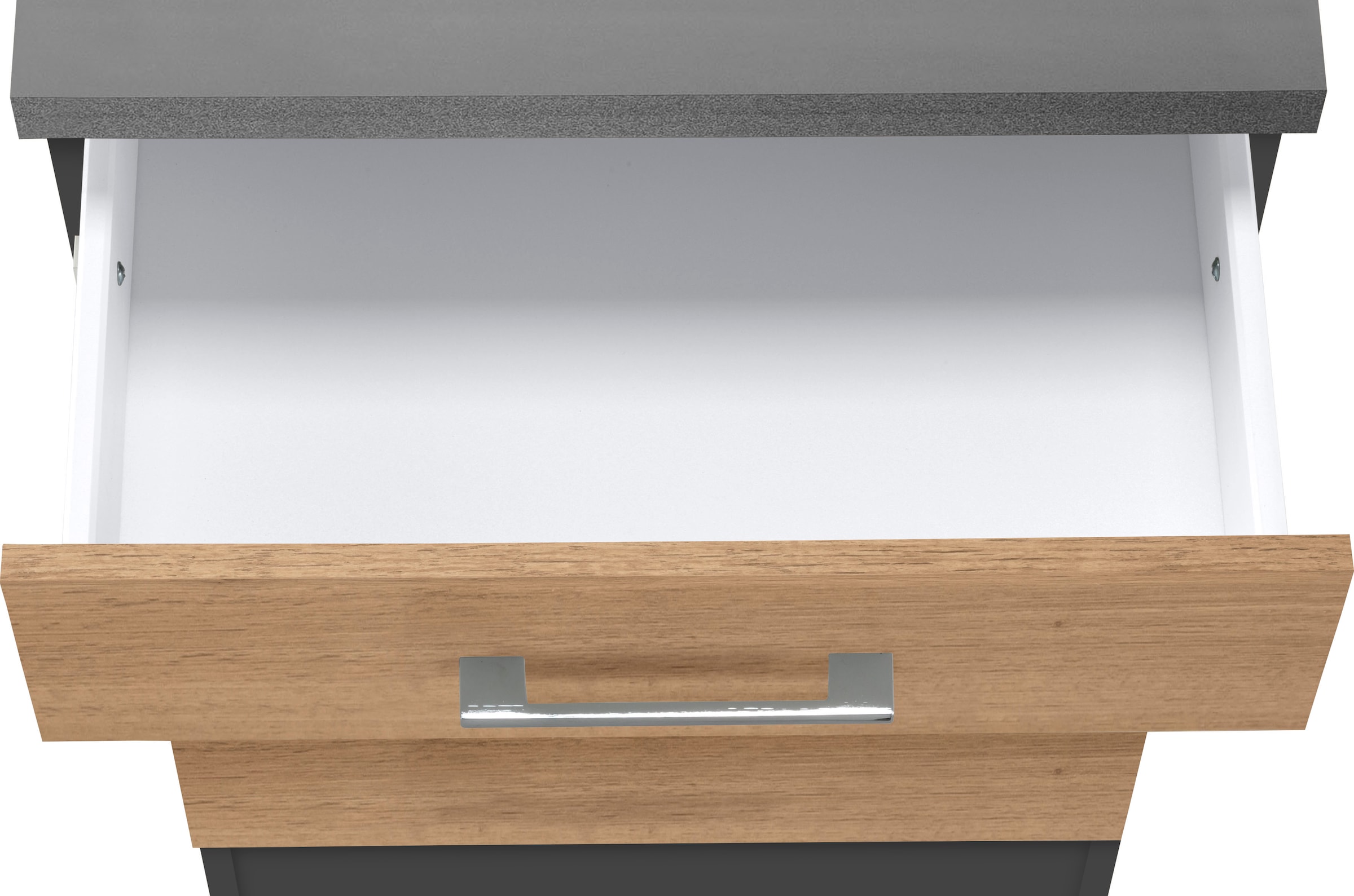 KOCHSTATION Küchenzeile »KS-Colmar« mit E-Geräten, Breite 270 cm