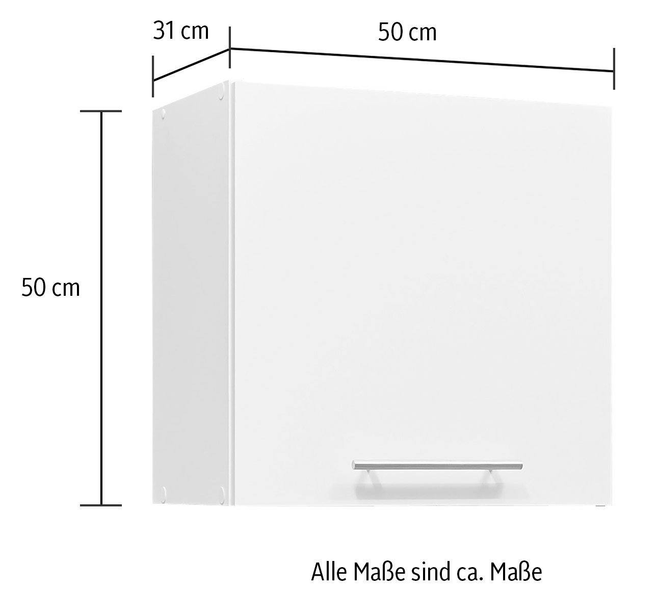 BASIC by Balculina Hängeschrank »Eddi«, Breite 50 cm