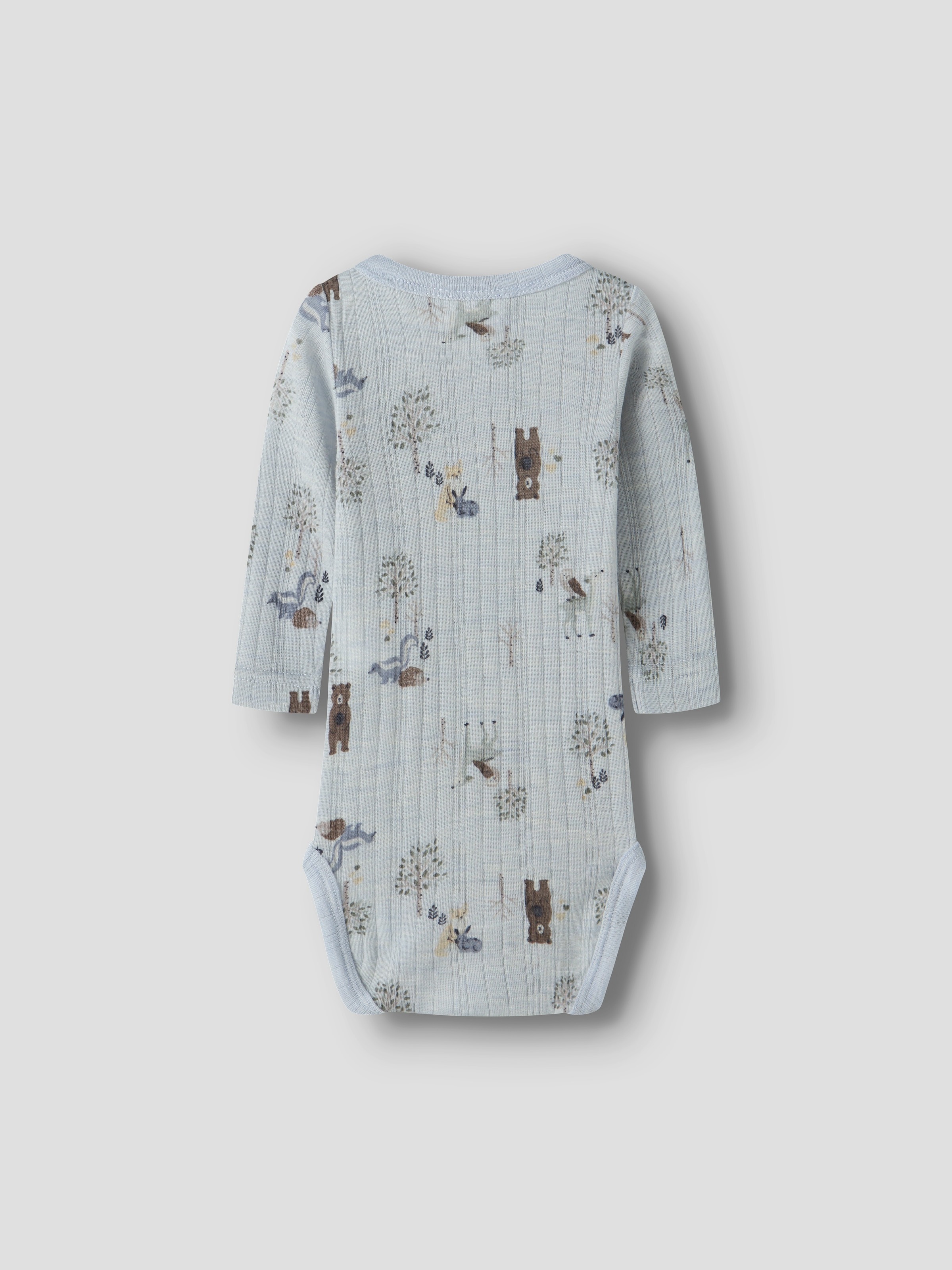 Name It Langarmbody »NBMWANG WOOL NEEDLE LS BODY NOOS« Wolle