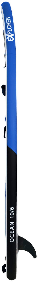 EXPLORER SUP-Board »Stand-up-Paddleset OCEAN 10.6 mit Kajaksitz und Fußraste 320 cm«, (Set, 8 tlg.)