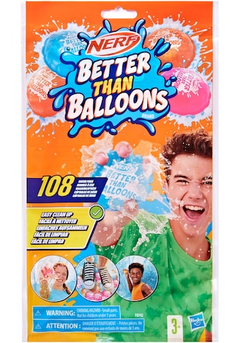 Badespielzeug »Nerf, Better Than Balloons Wasserkapseln (108 Stück)«