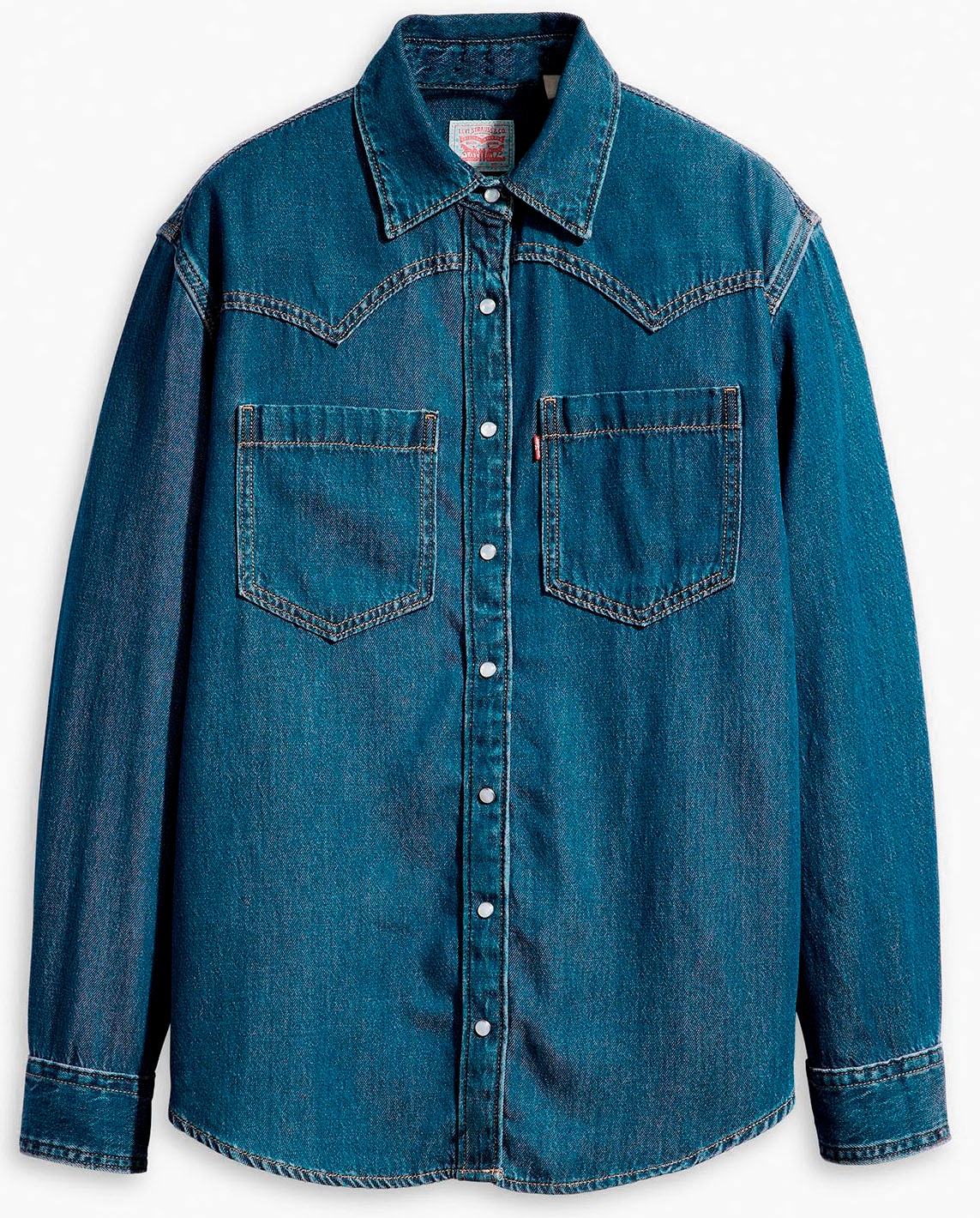 Levi's® Jeansbluse »TEODORA WESTERN SHIRT«, mit Druckknöpfen