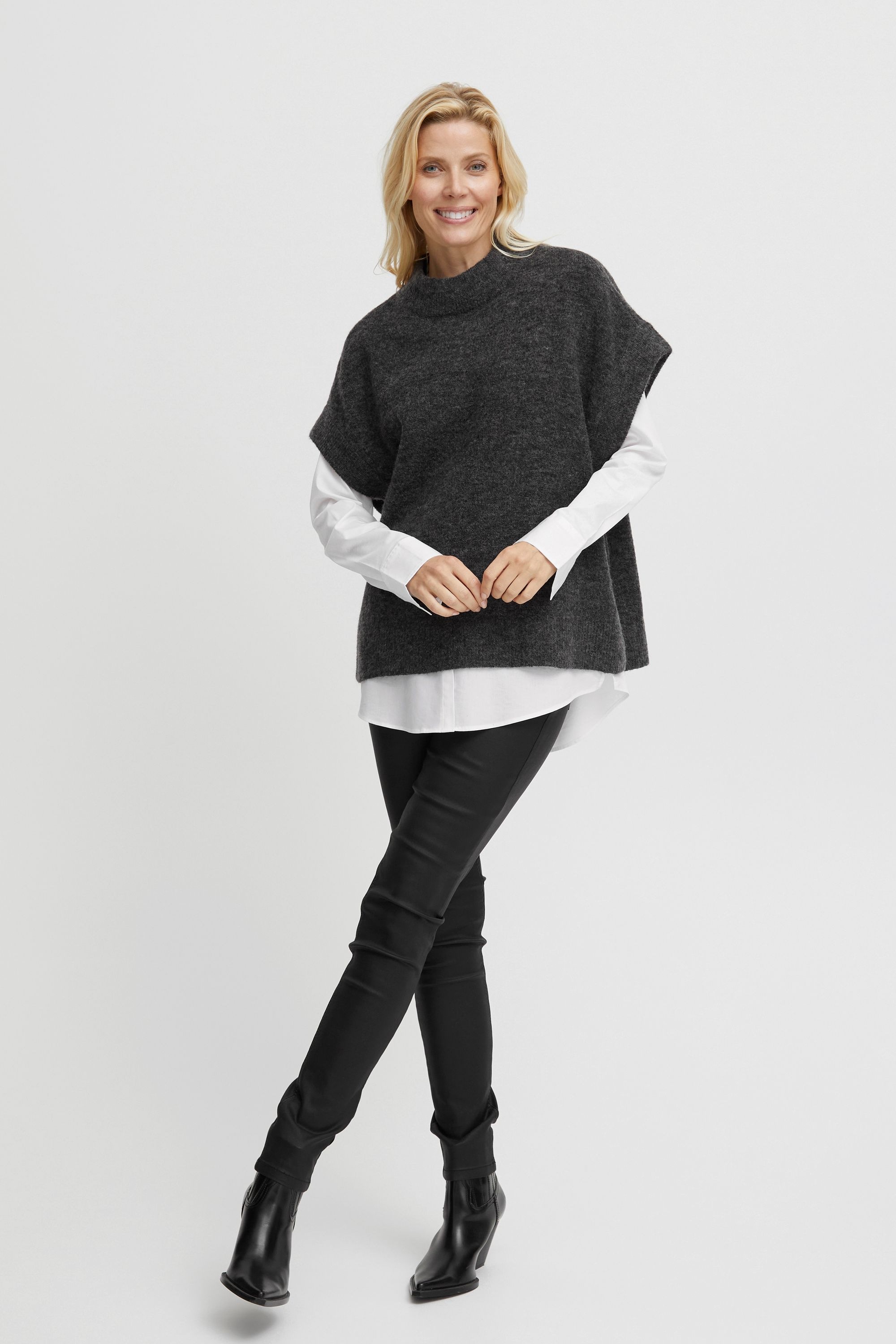 fransa Strickjacke »Pullunder FRSANNY VE 1«