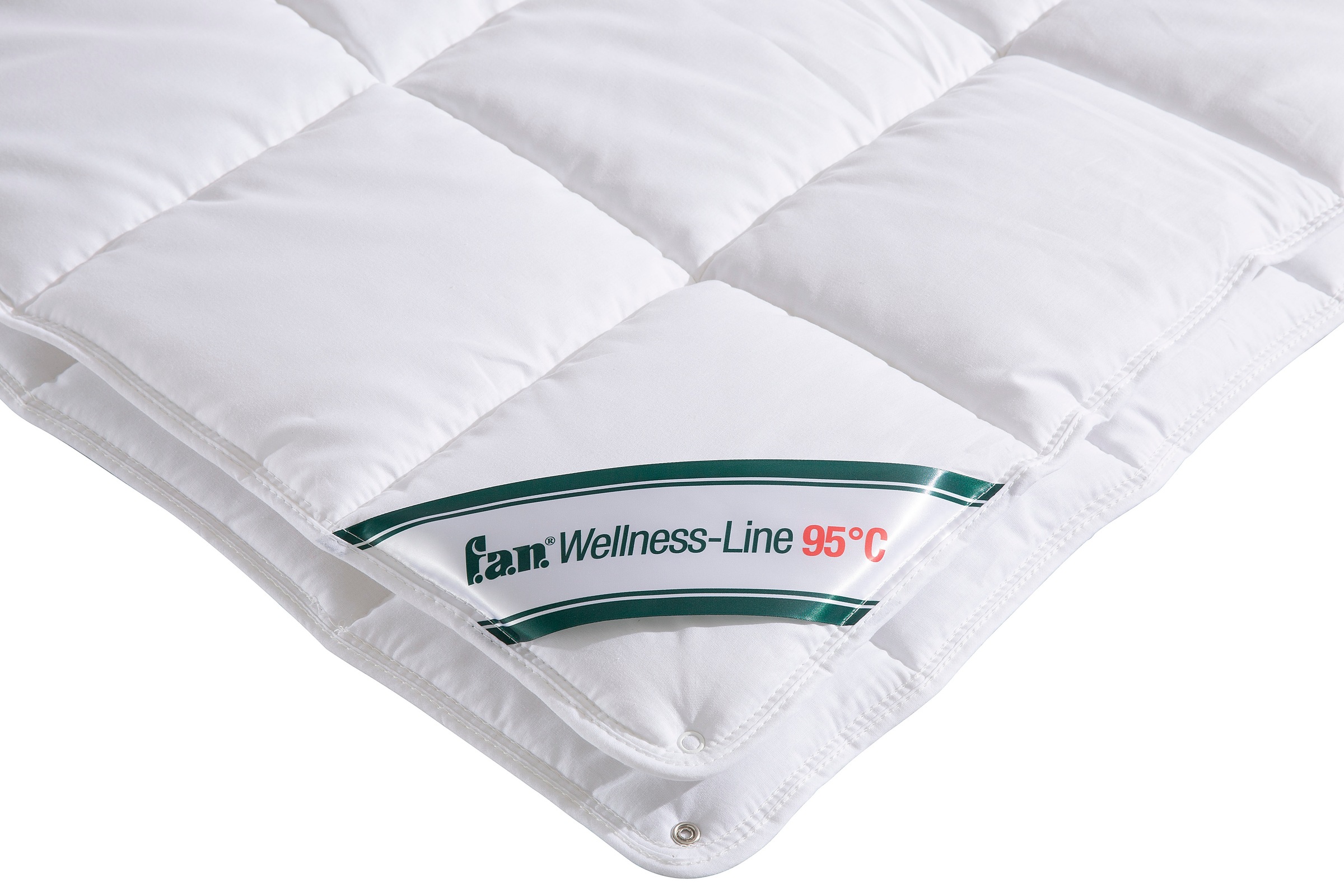 f.a.n. Schlafkomfort Kunstfaserbettdecke »Wellness Line«, 4-Jahreszeiten, Füllung Polyester, Bezug 100% Baumwolle, (1 St.), kochfest bis 95 °C - mit immer wieder aufschüttelbarer Faserfüllung