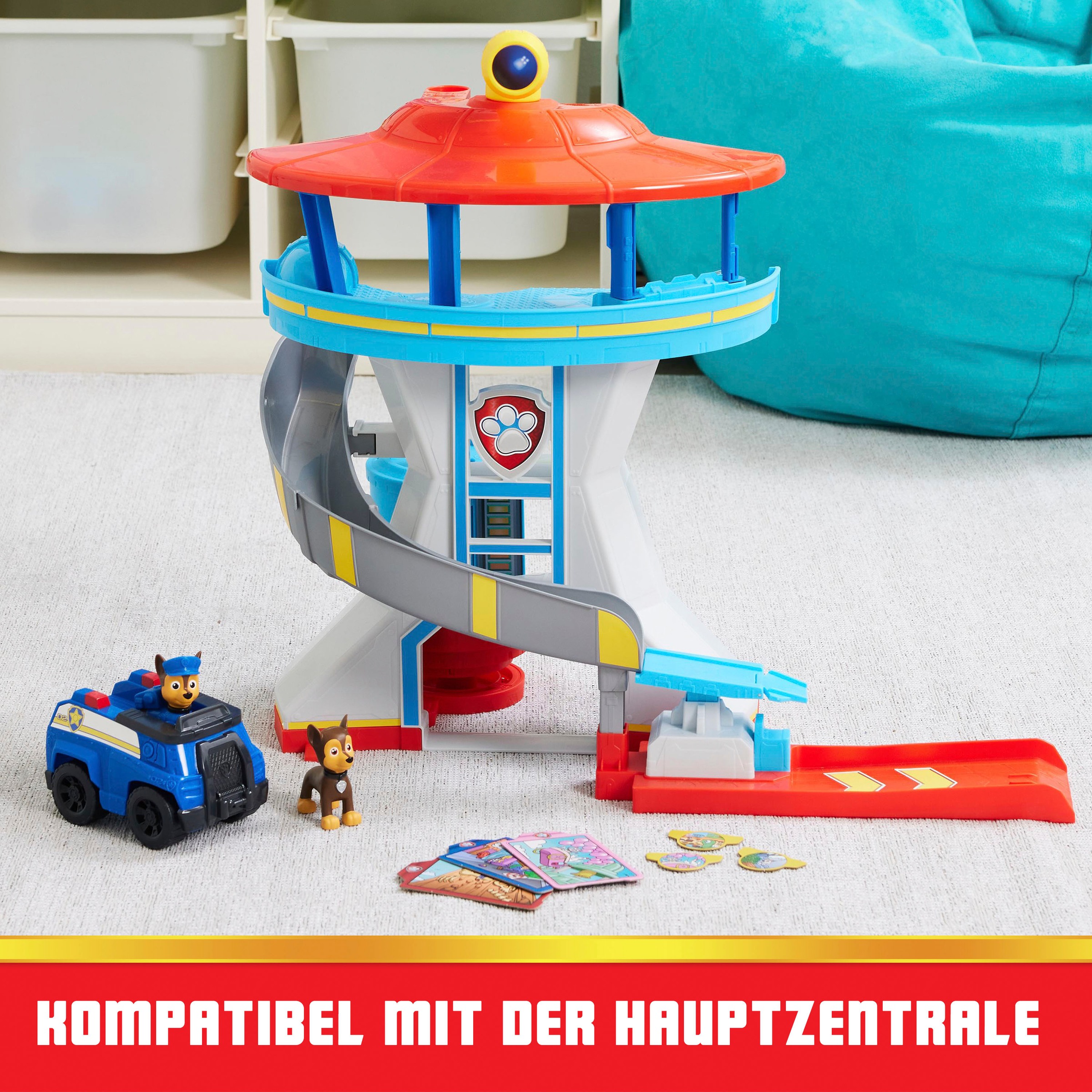 Spin Master Spielzeug-Auto »PAW Patrol, Baustellen-Fahrzeug mit Rubble-Figur«