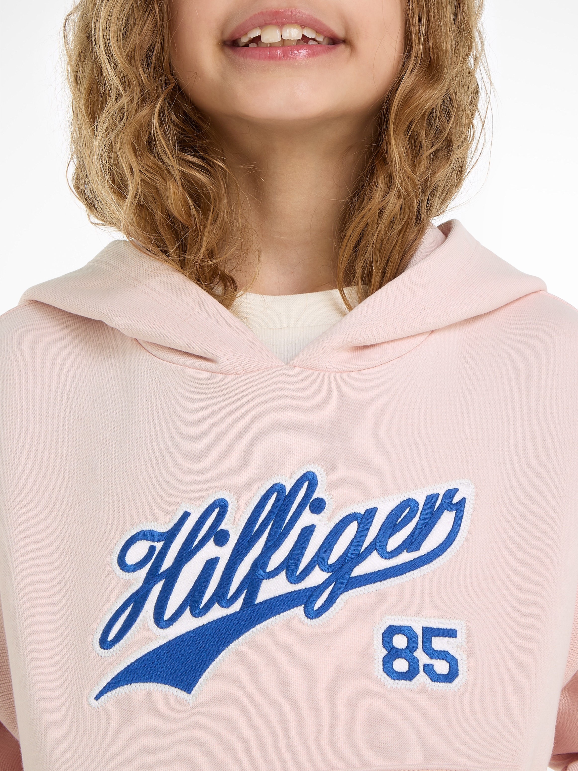 Tommy Hilfiger Kapuzensweatshirt »HILFIGER SCRIPT HOODIE«, mit Logo-Stickerei