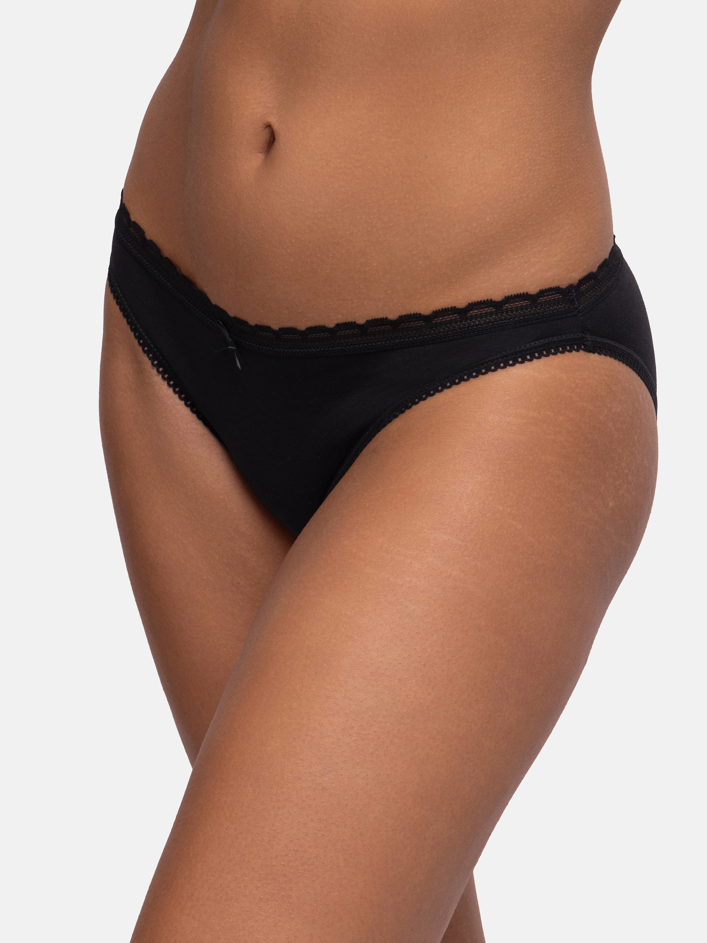 Dorina Slip »NAOMI-3PP«, (3er Pack), mit zarter Spitze verziert