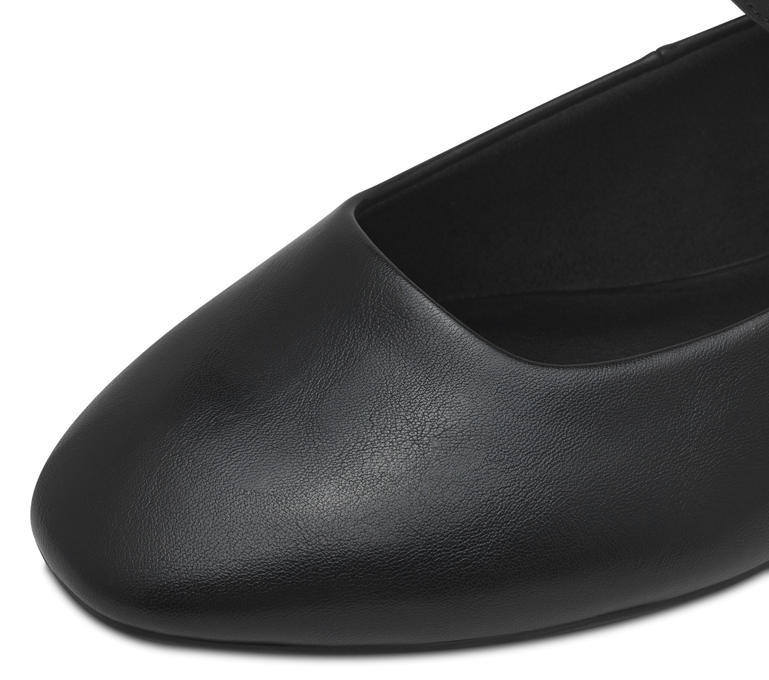 Tamaris Riemchenballerina, Blockabsatz, Businessschuh, Flats in veganer Verarbeitung