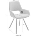 MCA furniture 4-Fußstuhl »Parana«, (Set), 2 St., Stuhl belastbar bis 120 Kg