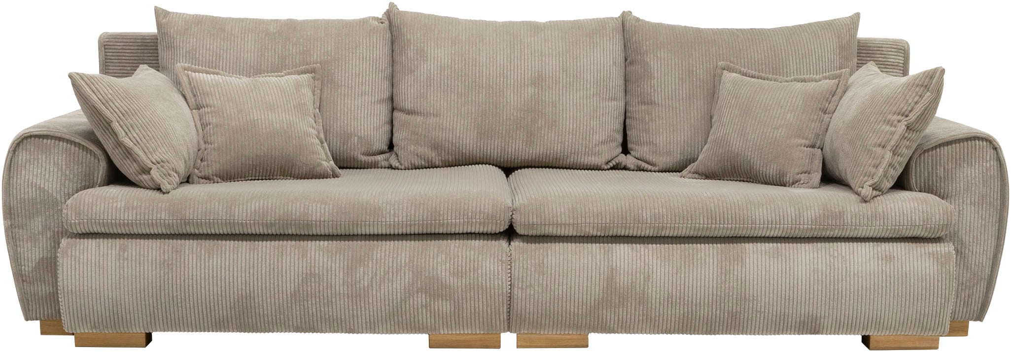 Home affaire Big-Sofa »Katja«, Breite 275 cm, Cord-Bezug