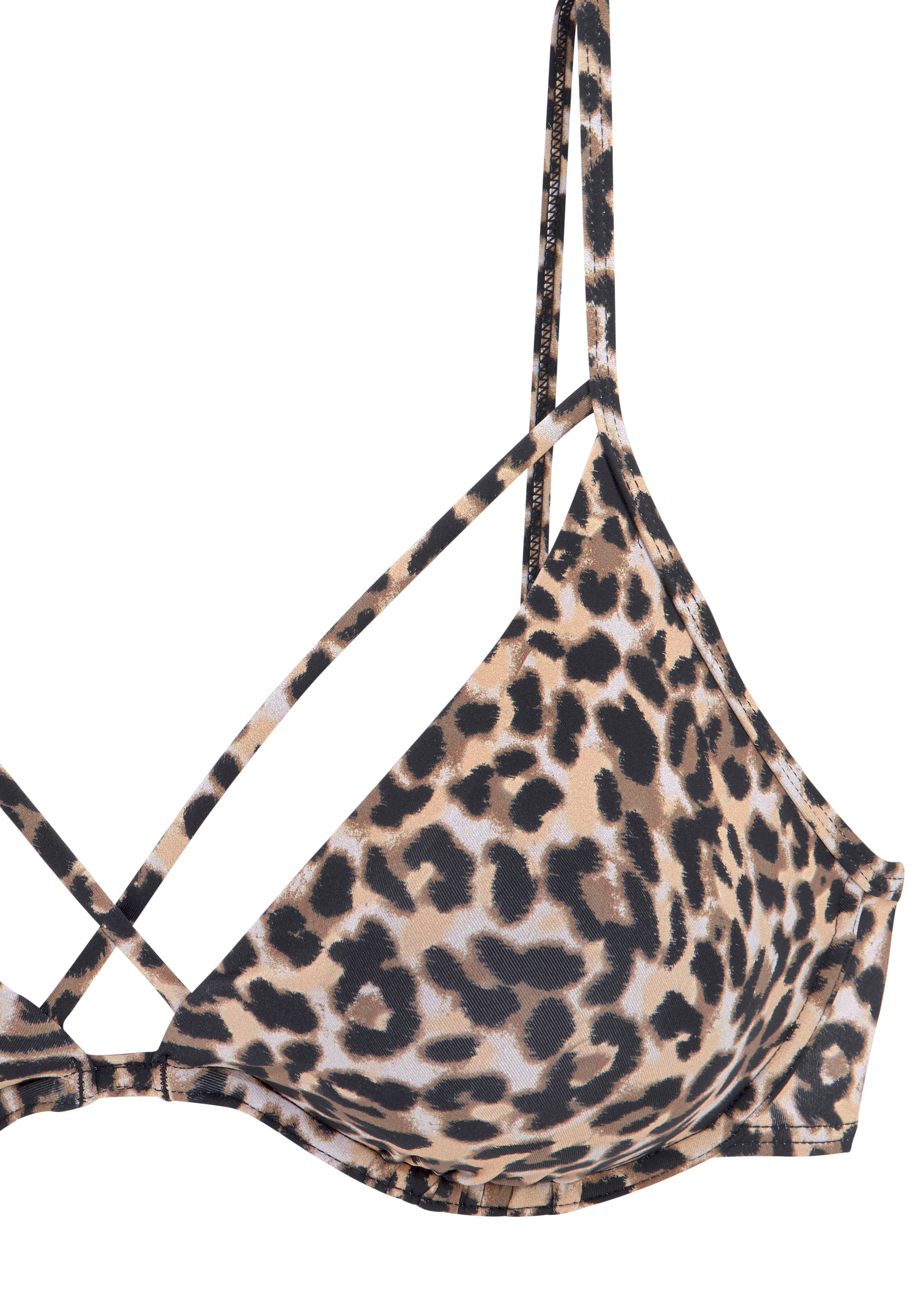 Bruno Banani Bügel-Bikini mit modischen Bändern am Top