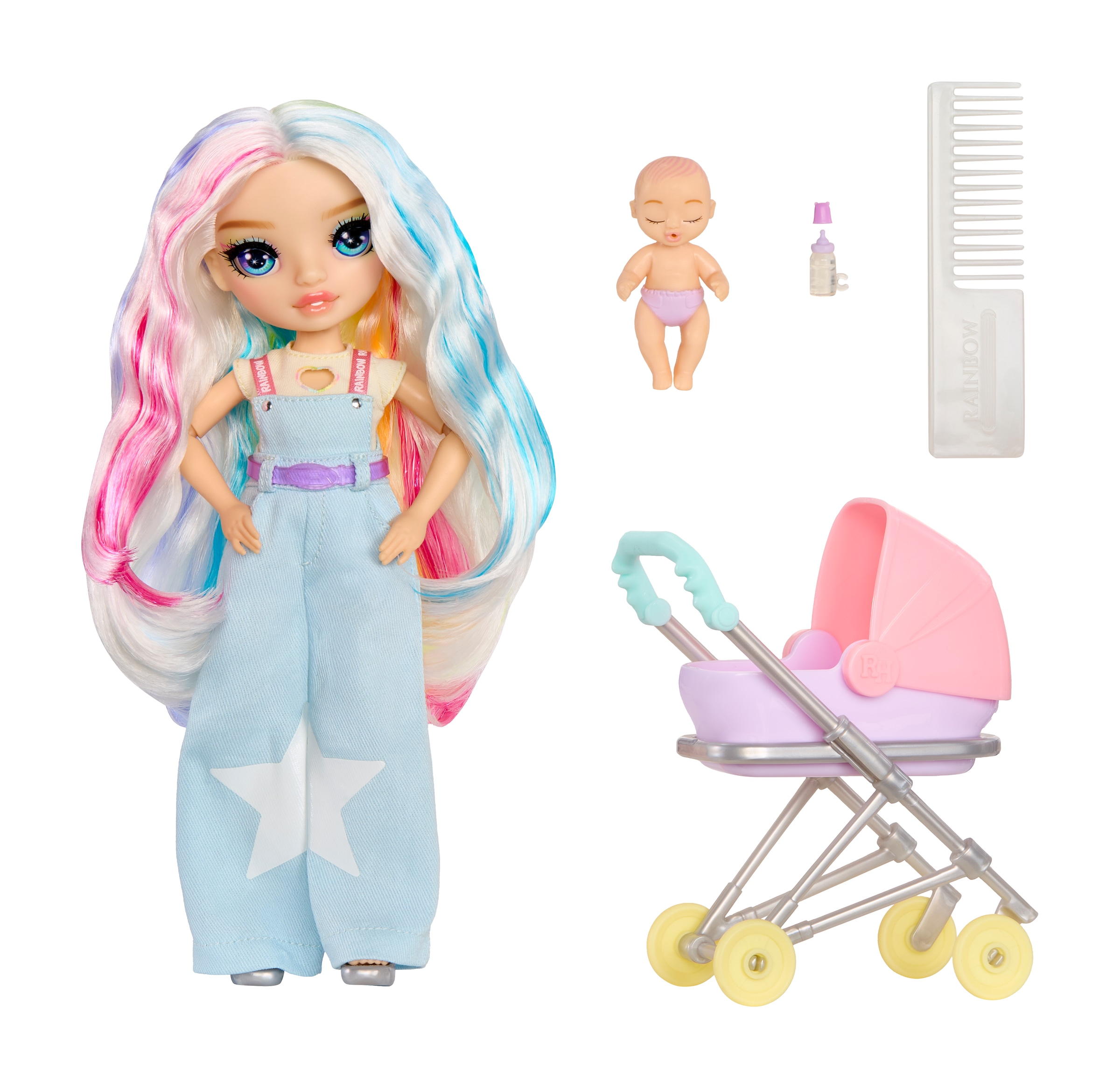 RAINBOW HIGH Anziehpuppe »Jr High Bestie Babysitters Fashion Doll- Amaya«