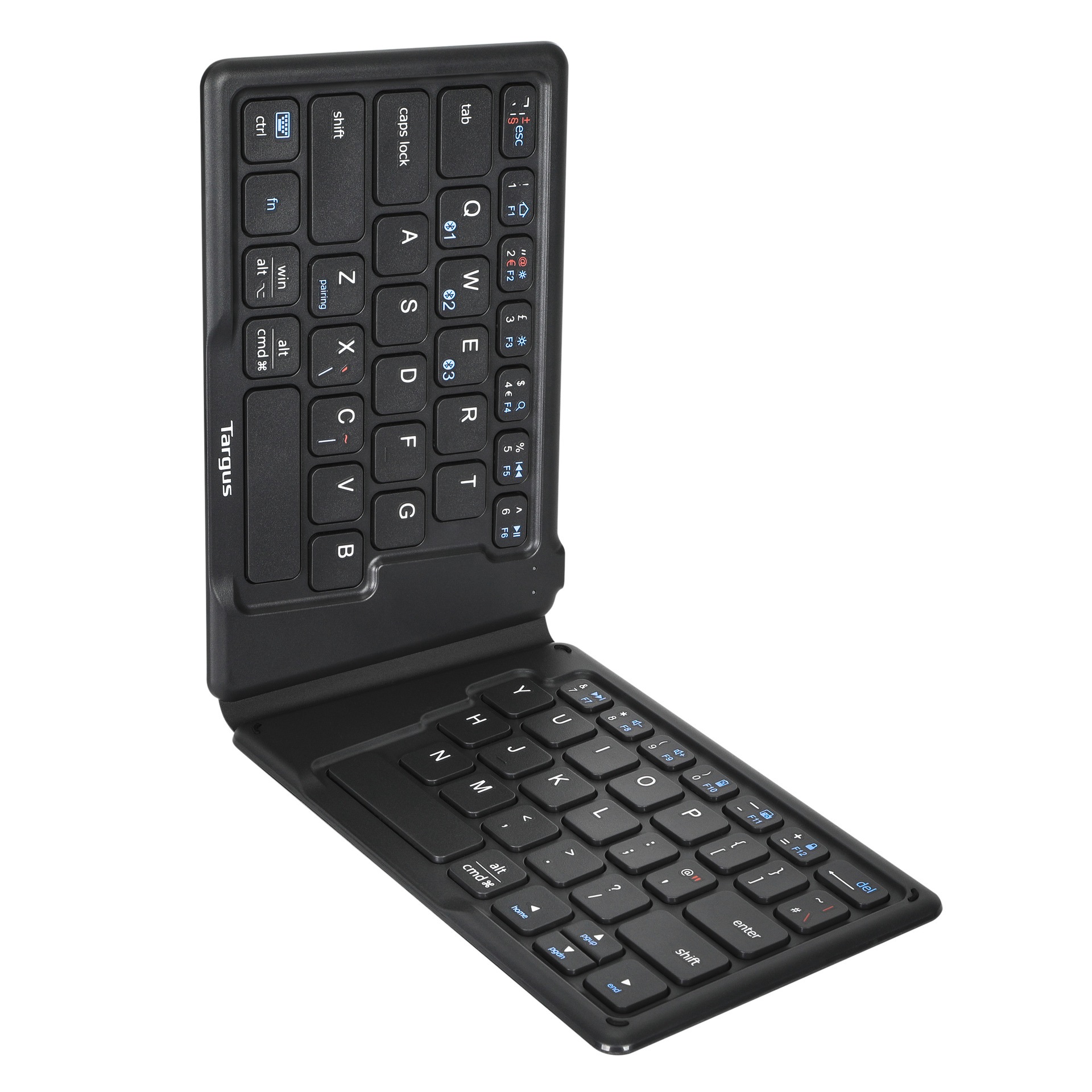 Targus ergonomische Tastatur »Ultra-Compact Ergo Bluetooth-Universal-Keyboard (UK)«, (ergonomische Form)