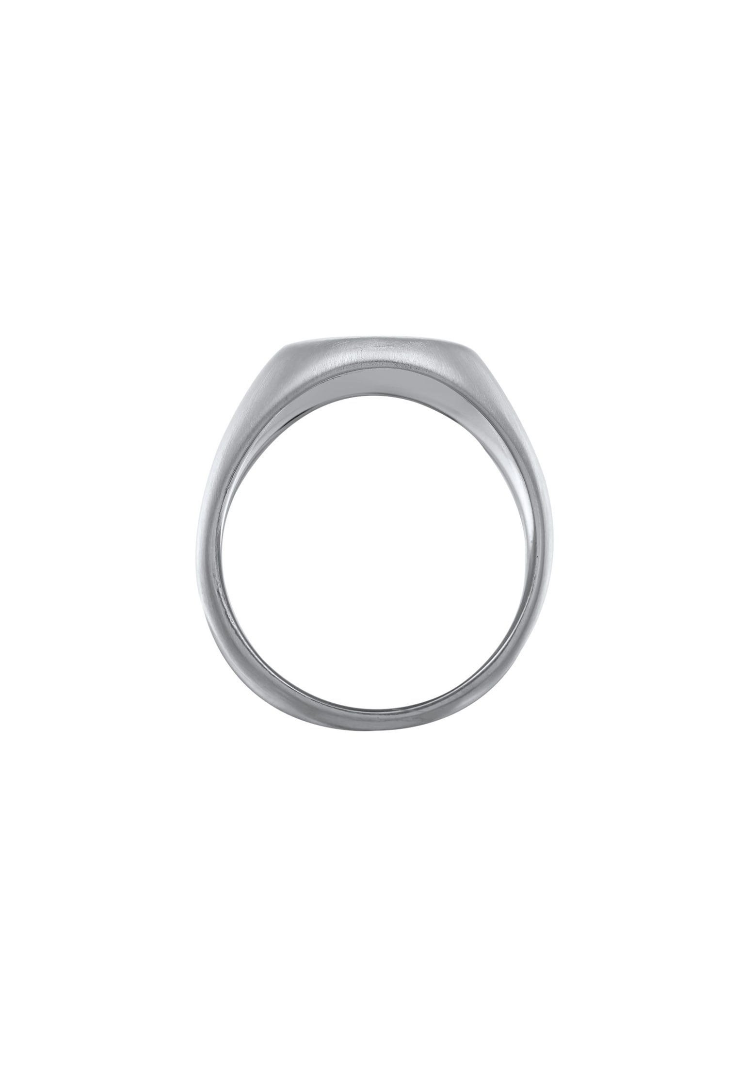Kuzzoi Siegelring »Ring Herren Siegelring Silberfarben Edelstahl«