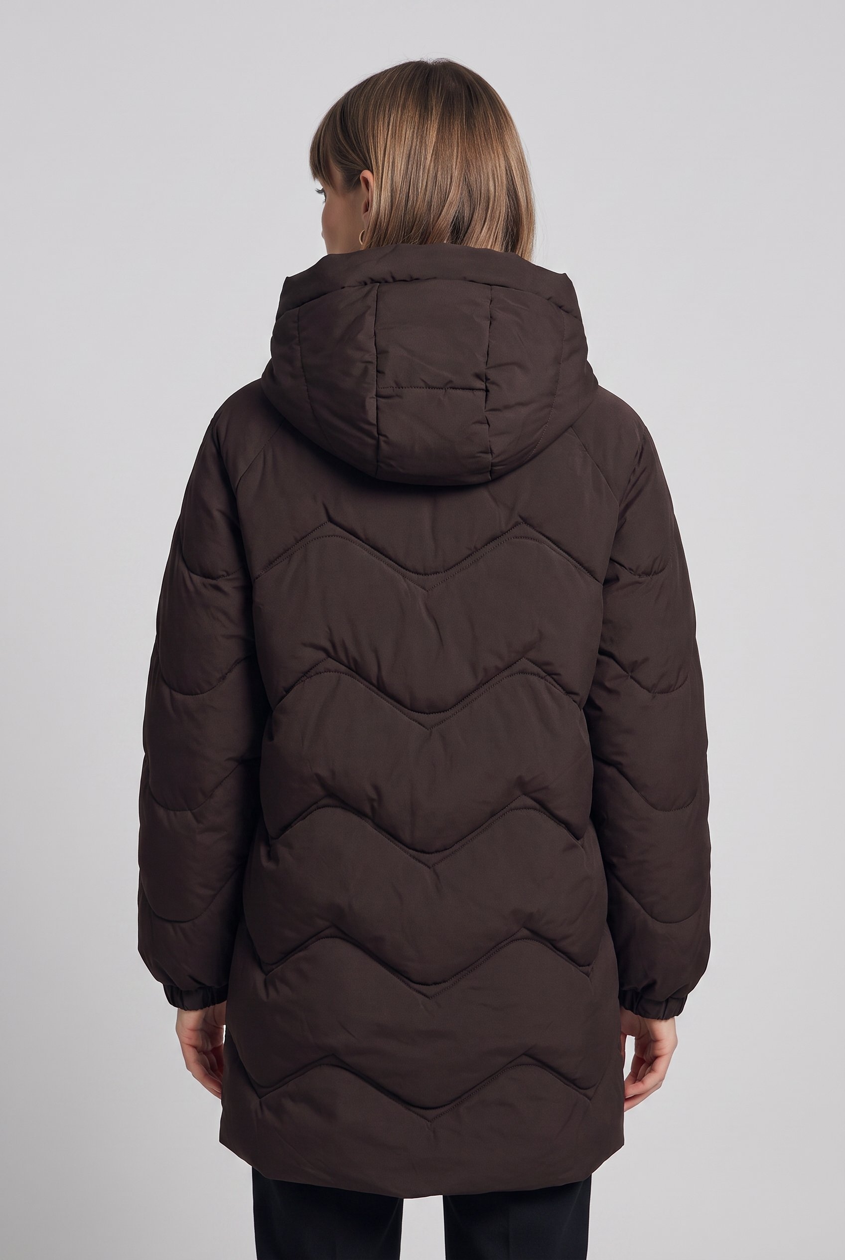 JDY Steppjacke »JDYPOWER LONG HOOD PUFFER OTW HAB« mit Kapuze Kunstfaser