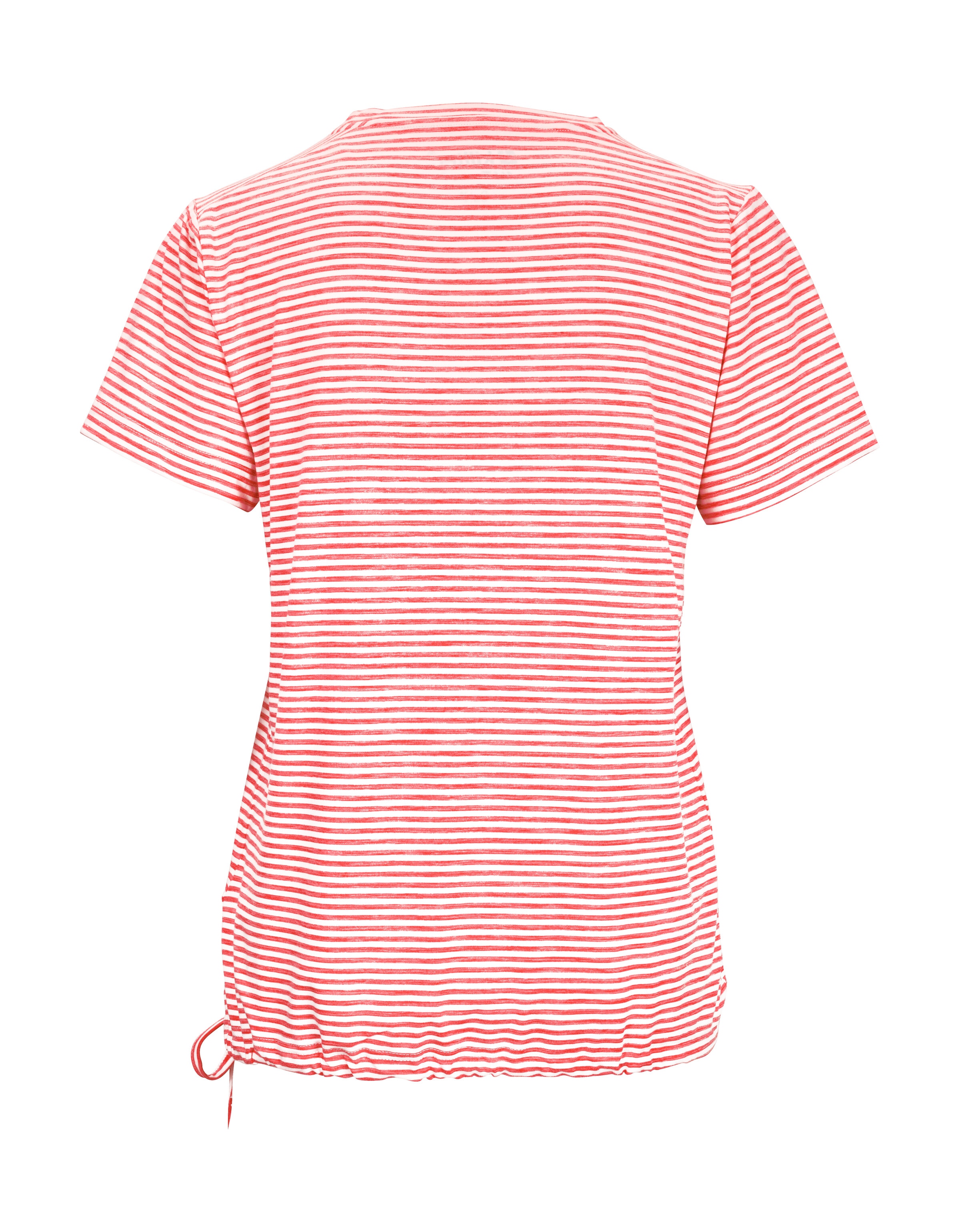 Killtec T-Shirt »Lilleo WMN TSHRT F«, Gestreiftes, schnelltrocknendes Funktionsshirt mit verstellbarem Saum