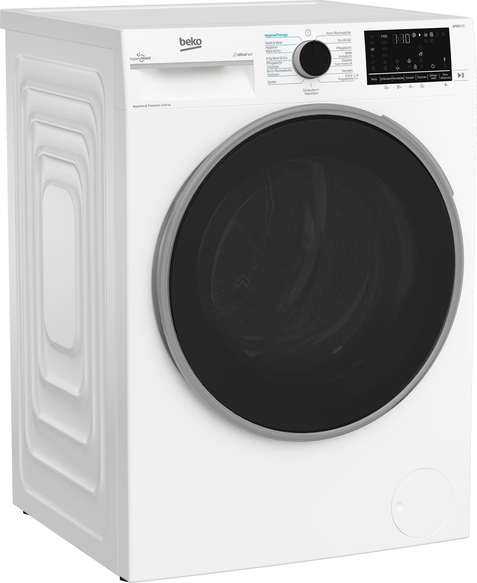 BEKO Waschtrockner »B3DFT510447W«, Vollelektronik