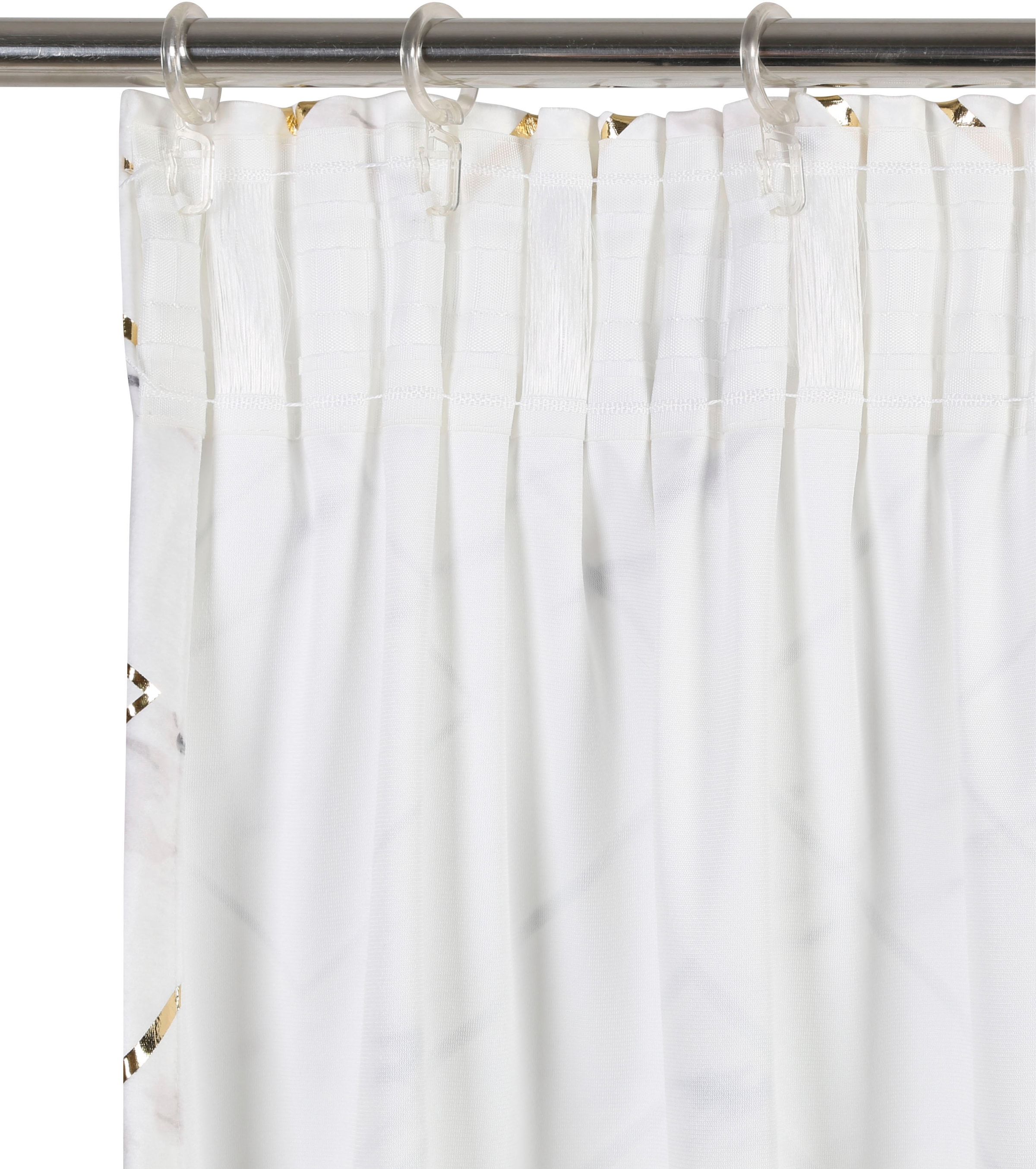 Leonique Vorhang »Lerina«, (1 St.), bedruckt, verschiedene Größen mit  Foliendruck