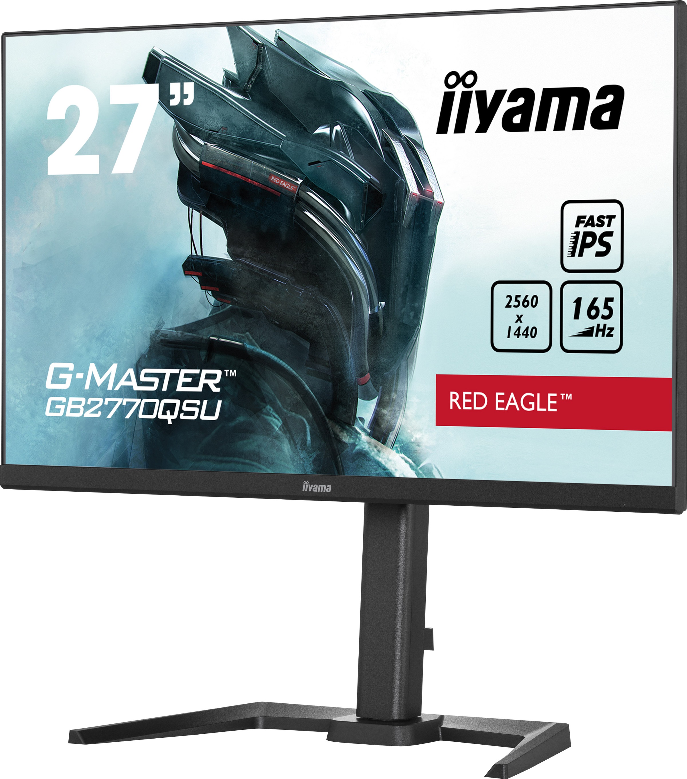 Iiyama LED-Monitor »GB2770QSU-B5«, 68,5 cm/27 Zoll, 2560 x 1440 px, WQHD, 0,5 ms Reaktionszeit, 165 Hz