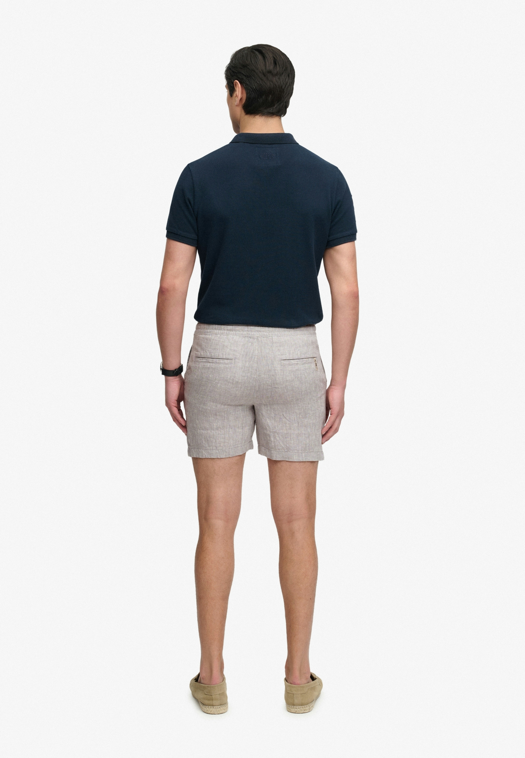 Superdry Shorts »MERCHANT LINEN SHORT«  aus Leinen, Relaxed Fit, mit Reißverschluss