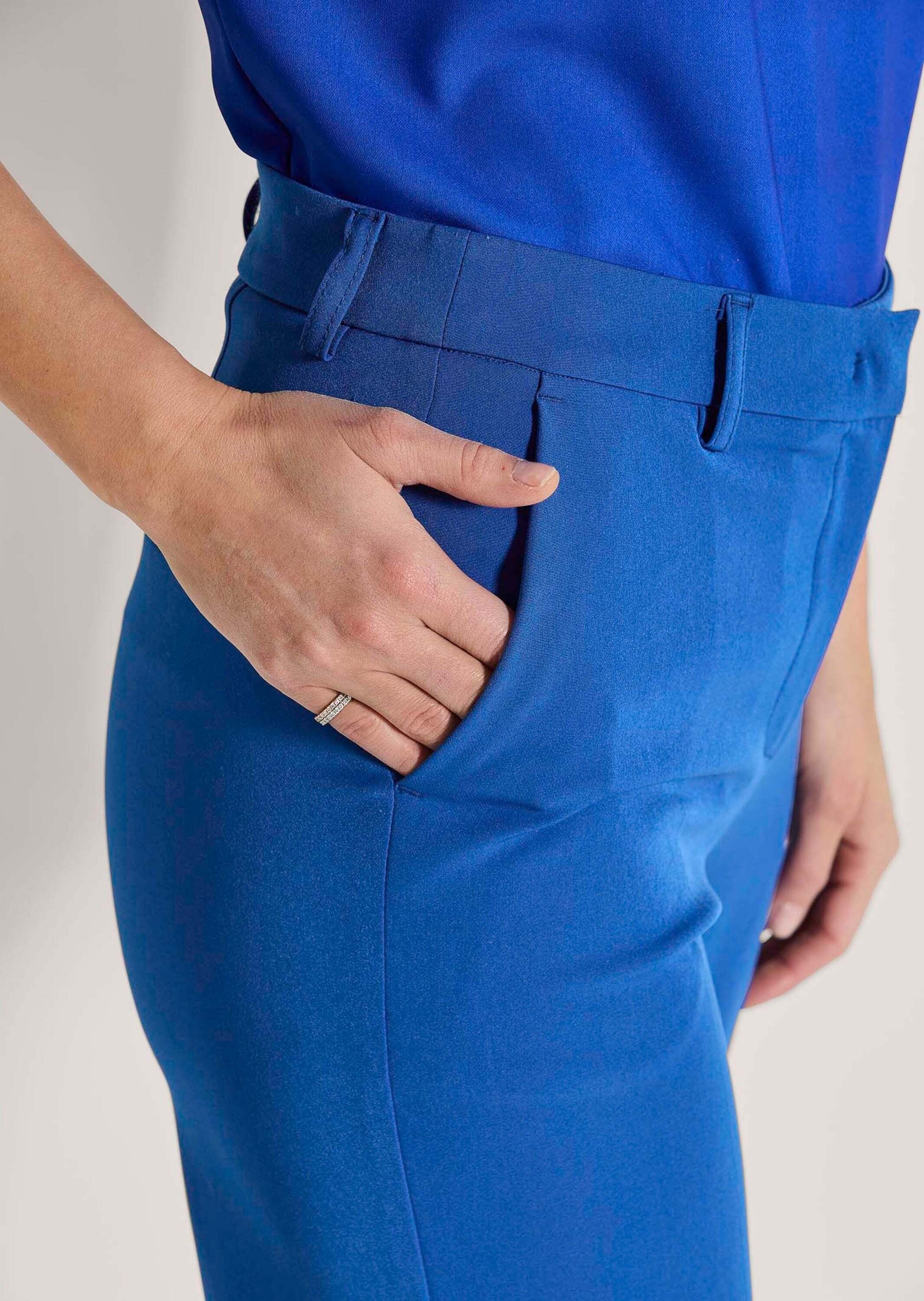 MADELEINE Bügelfaltenhose »Palazzohose Ausgestellte Bügelfalten-Hose«