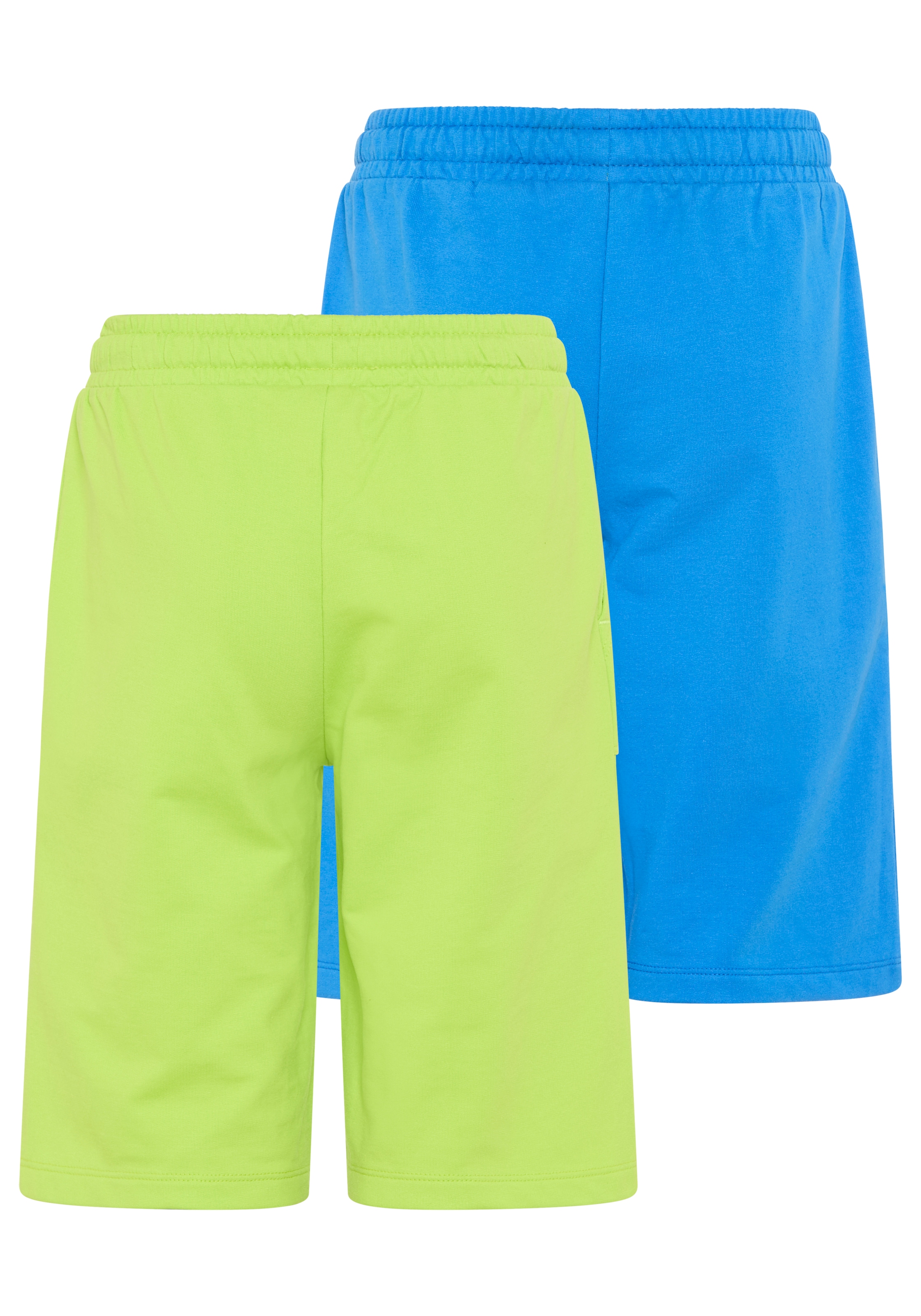 KIDSWORLD Sweatshorts »2er Pack Sweatbermudas«  für Jungen, gerade Beinform, sportlicher Stil