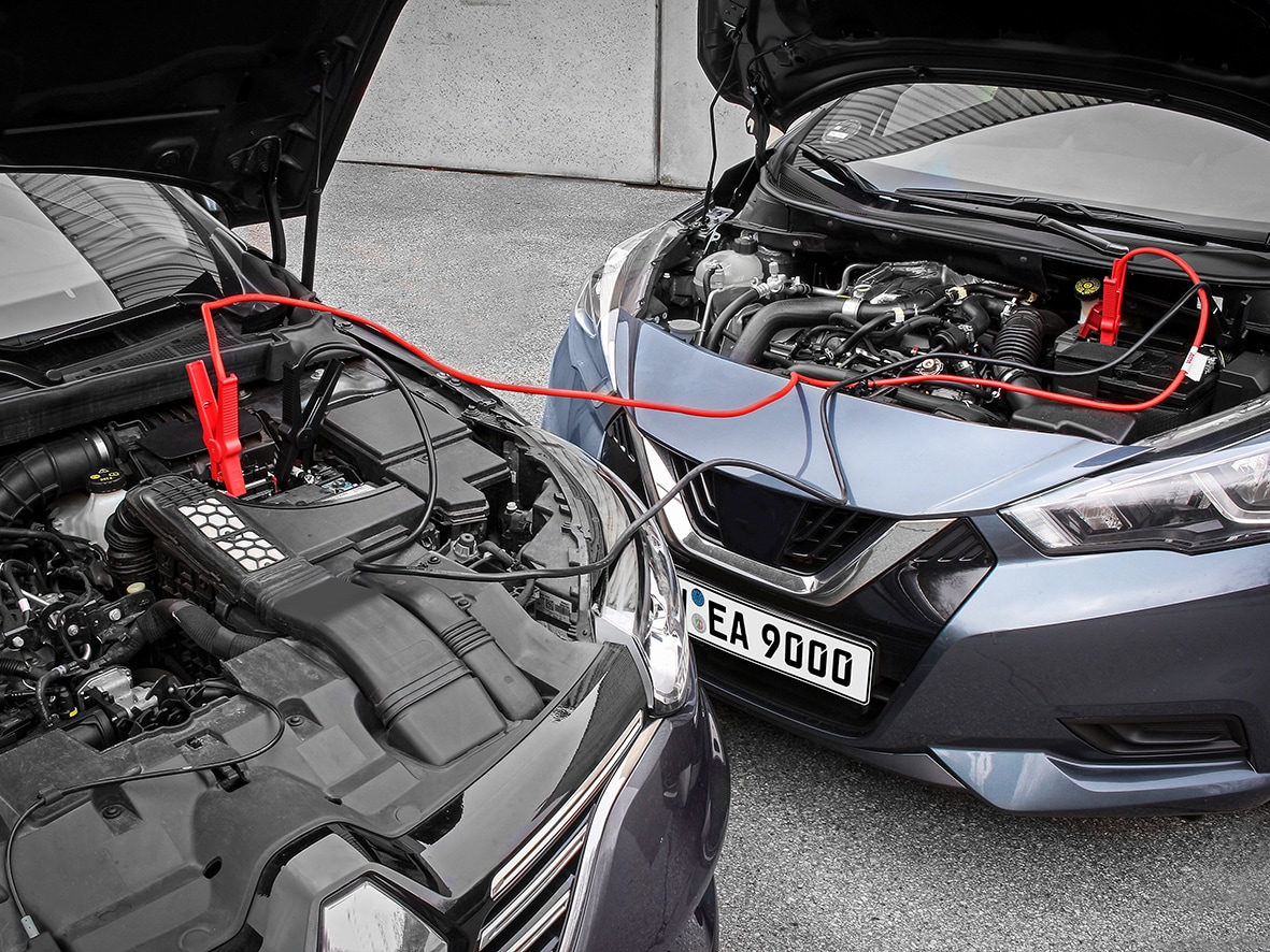 APA Starthilfekabel 3 cm Alu-Star, CCA-Kabel mit Startcontrol, 3 m