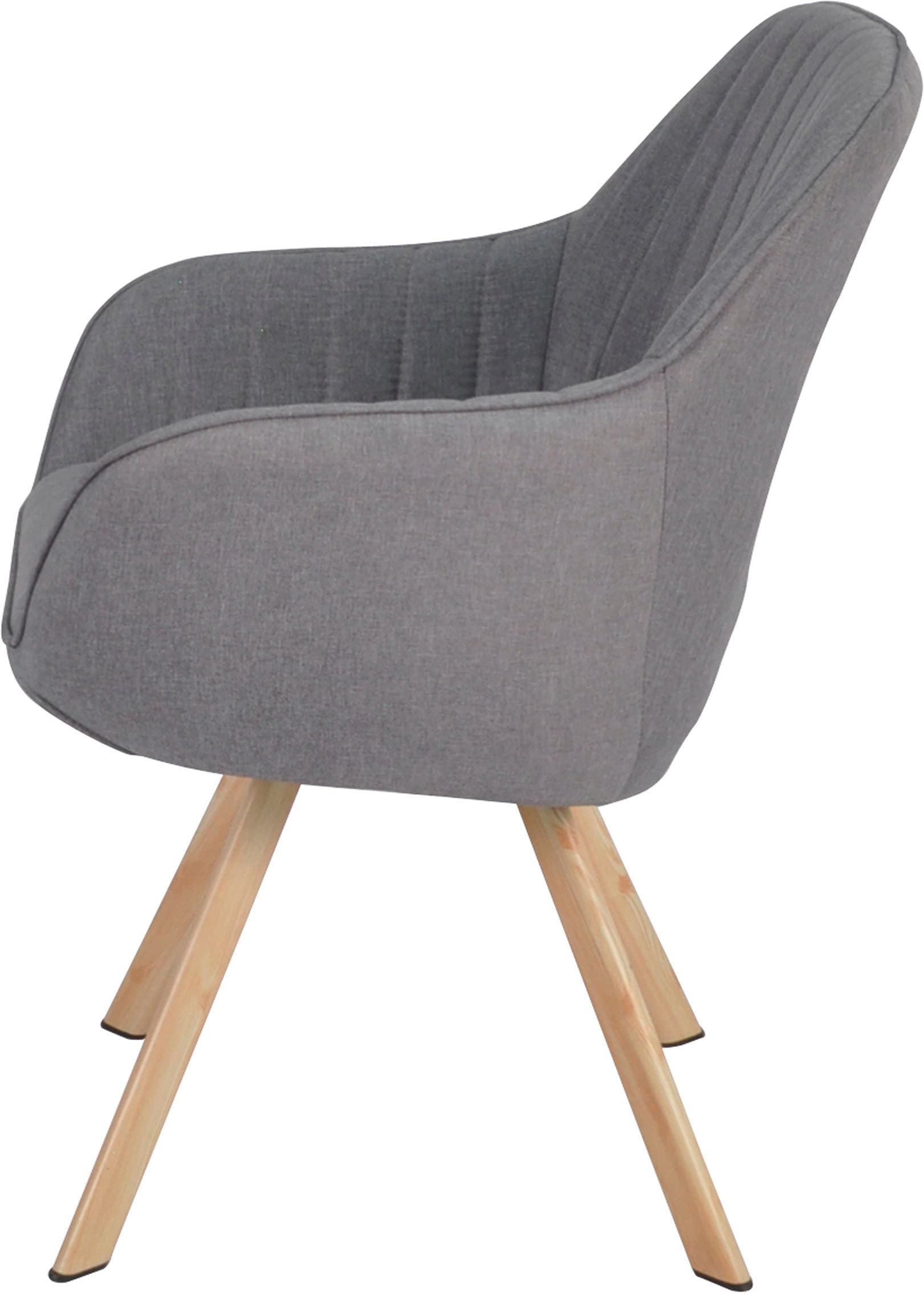 Homexperts Esszimmerstuhl »Carlo«, (Set), 2 St., Webstoff, Drehstuhl, Bezug in Webstoff