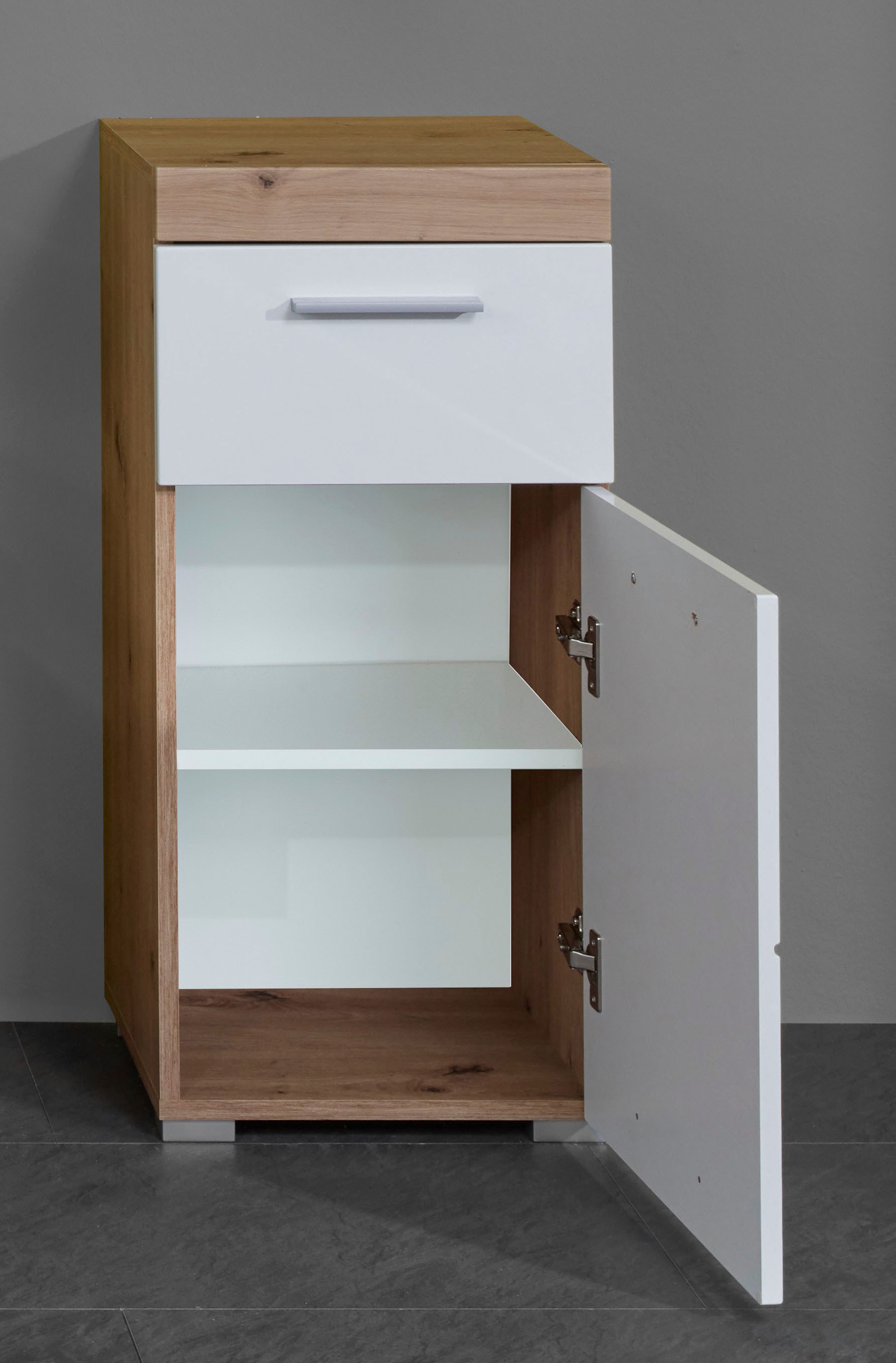 INOSIGN Badmöbel-Set »Avena«, (Set, 4 St.), Mit Hochschrank, Waschbeckenunterschrank, Wandschrank und Unterschrank