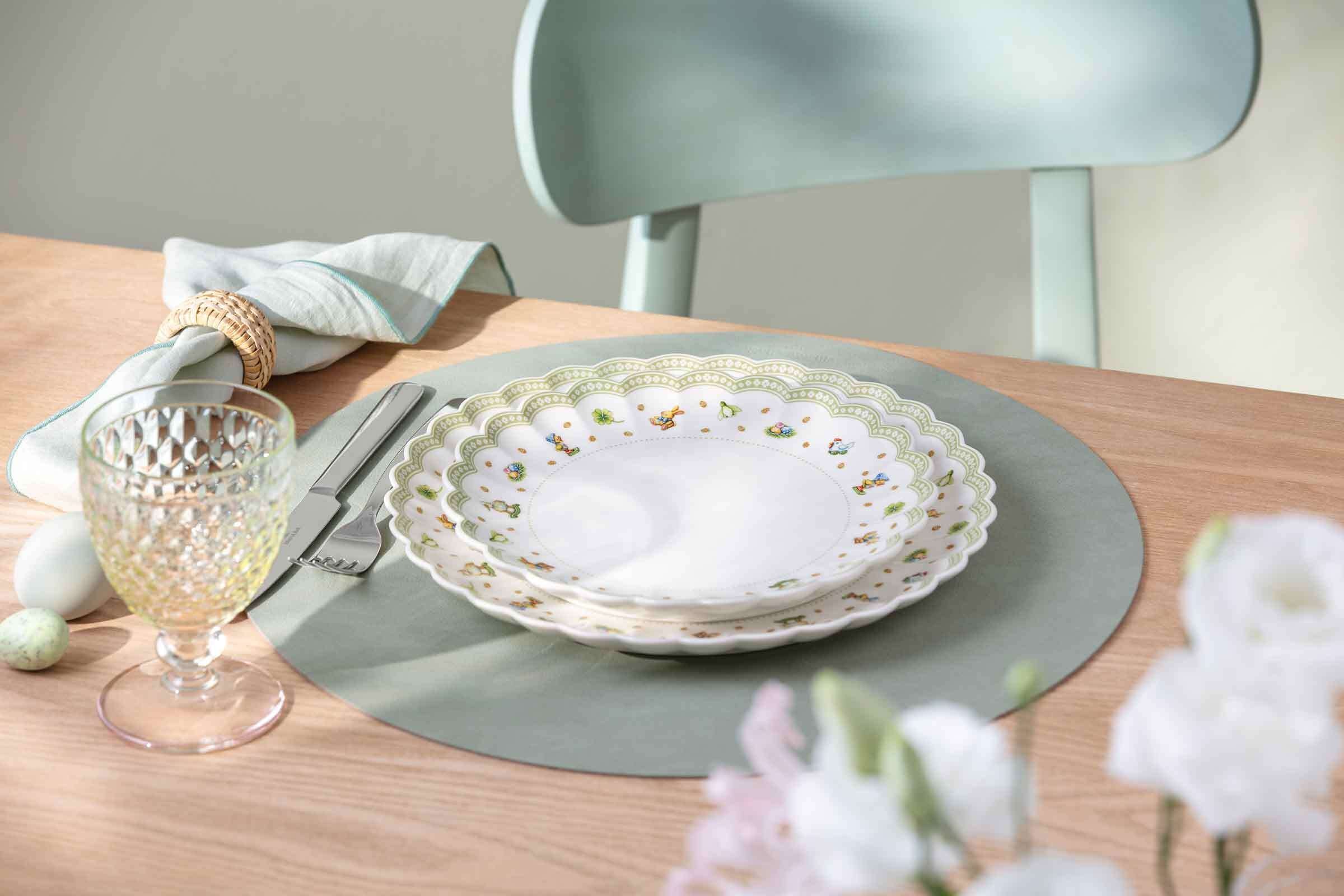 Villeroy & Boch Frühstücksteller »Frühstücksteller Easter Delight ø 21,9 cm grün« handwäsche empfohlen