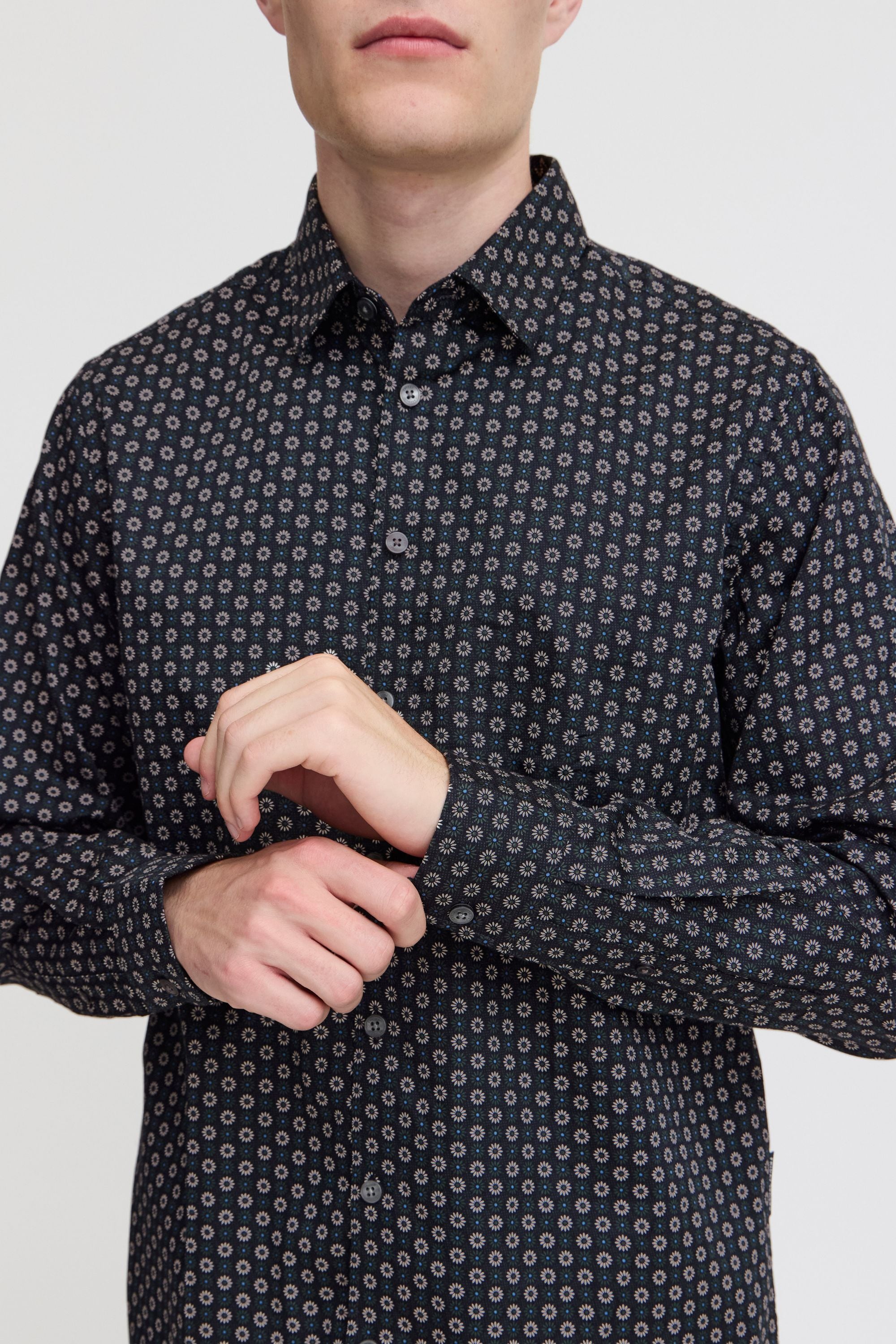 Casual Friday Businesshemd »Businesshemd CFANTON LS floral AOP shirt«