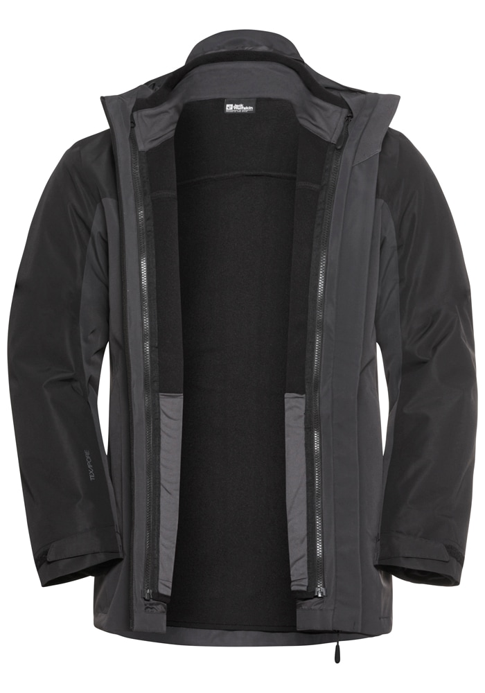 Jack Wolfskin 3-in-1-Funktionsjacke »TAUBENBERG 3IN1 JKT M« mit Kapuze
