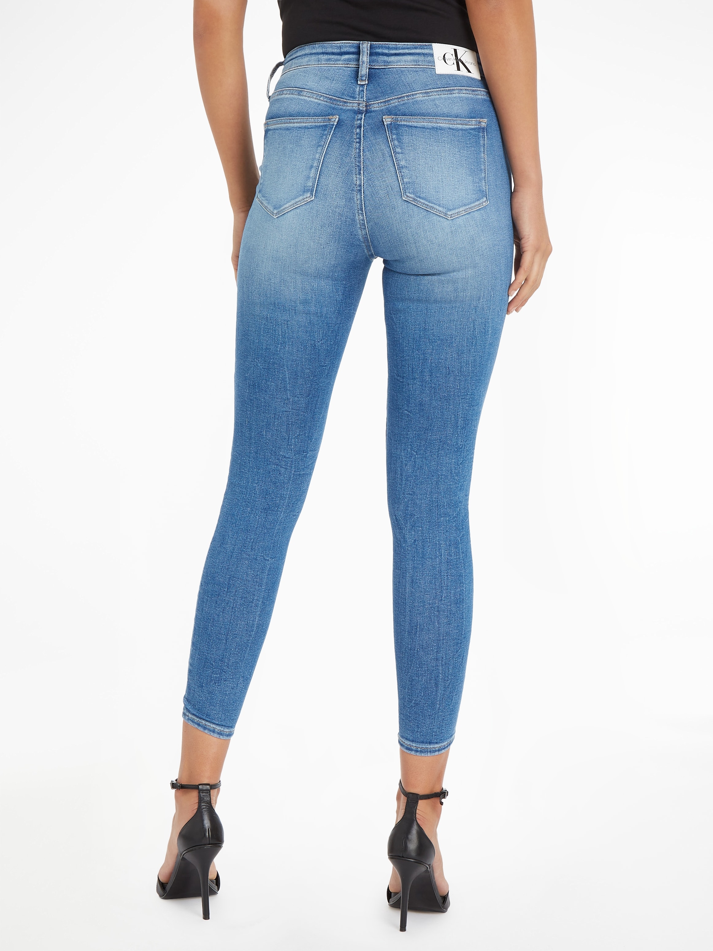 Calvin Klein Jeans Skinny-fit-Jeans »HIGH RISE SUPER SKINNY ANKLE«, im 5-Pocket-Style