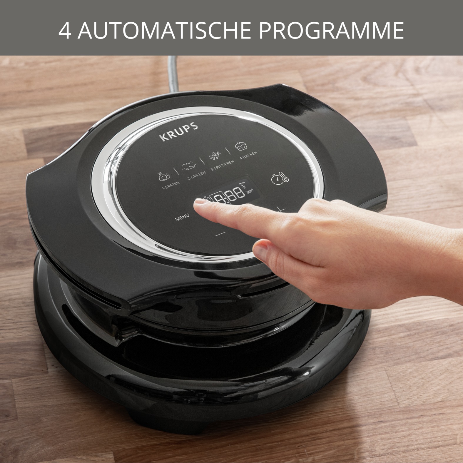 Krups Küchenmaschinen Zubehör-Set »Cook4Me Extra Crisp-Deckel AJ1508«