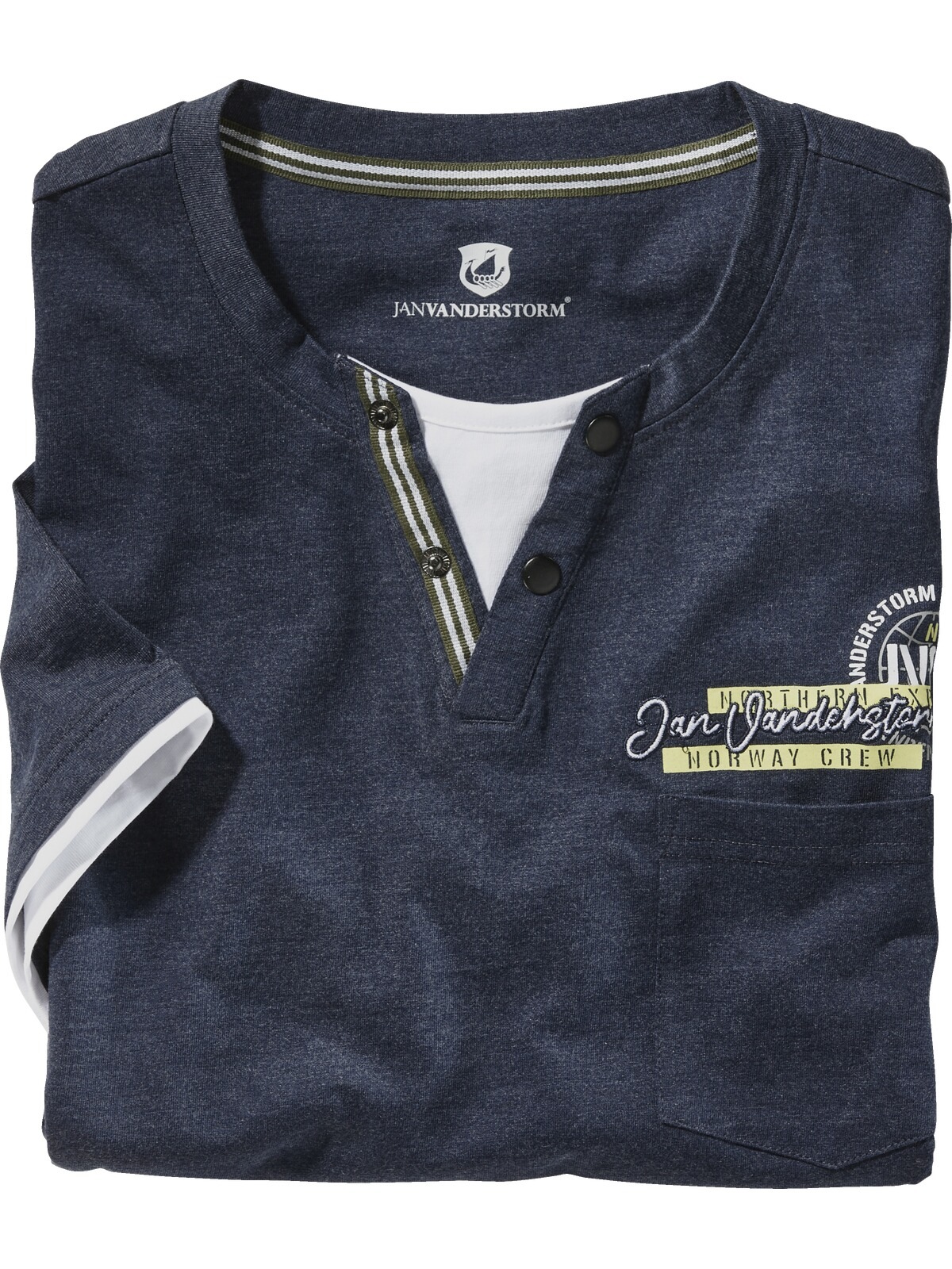 Jan Vanderstorm T-Shirt »T-Shirt PERNARVIK«